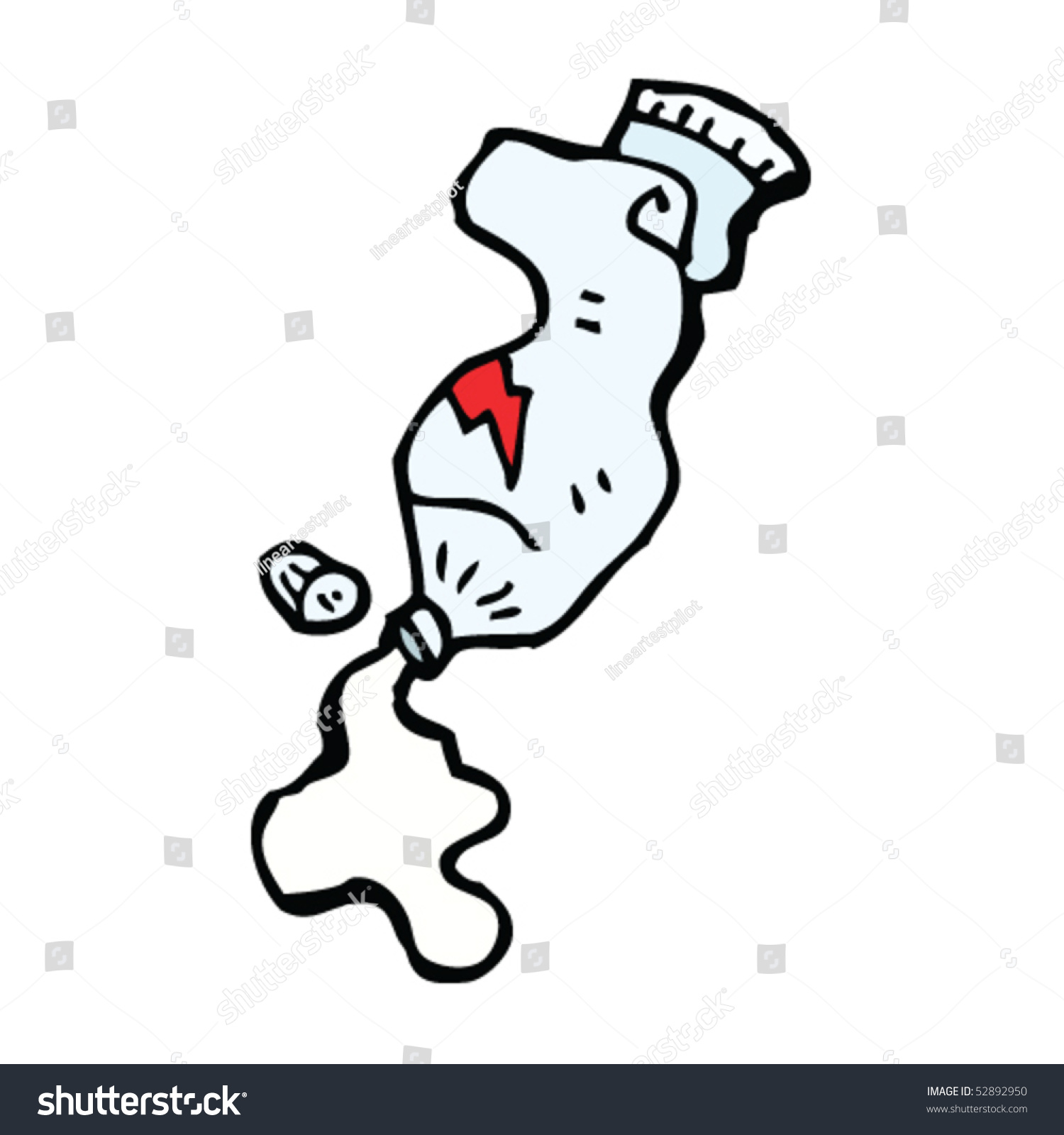 Toothpaste Drawing Stock Vector 52892950 - Shutterstock