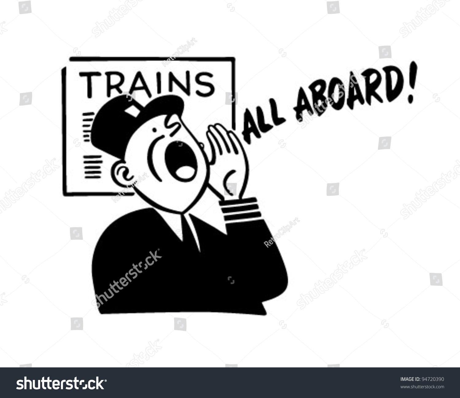 clipart of train conductors - photo #8