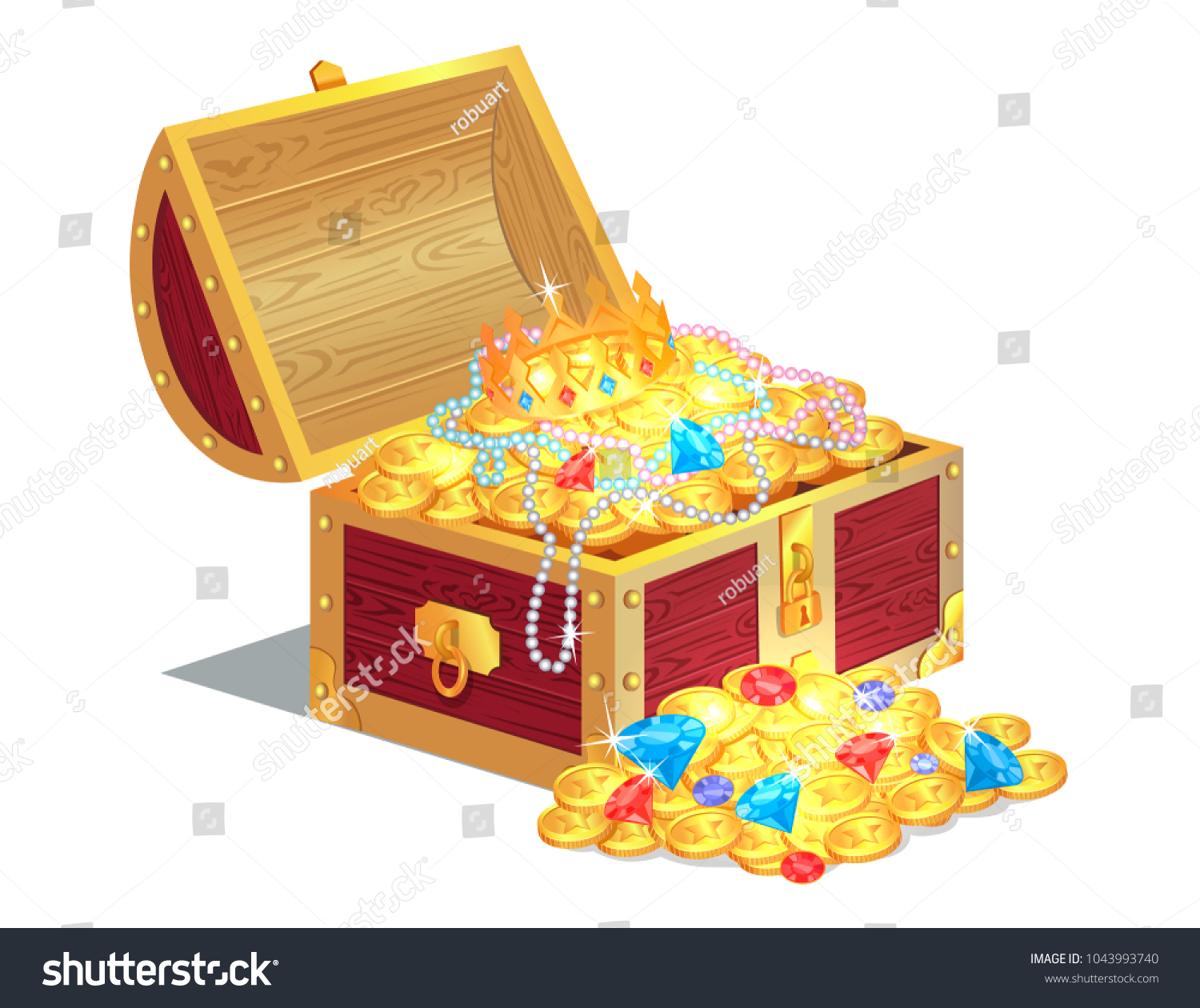 Treasure Chest Cartoon Images Stock Photos Vectors Shutterstock