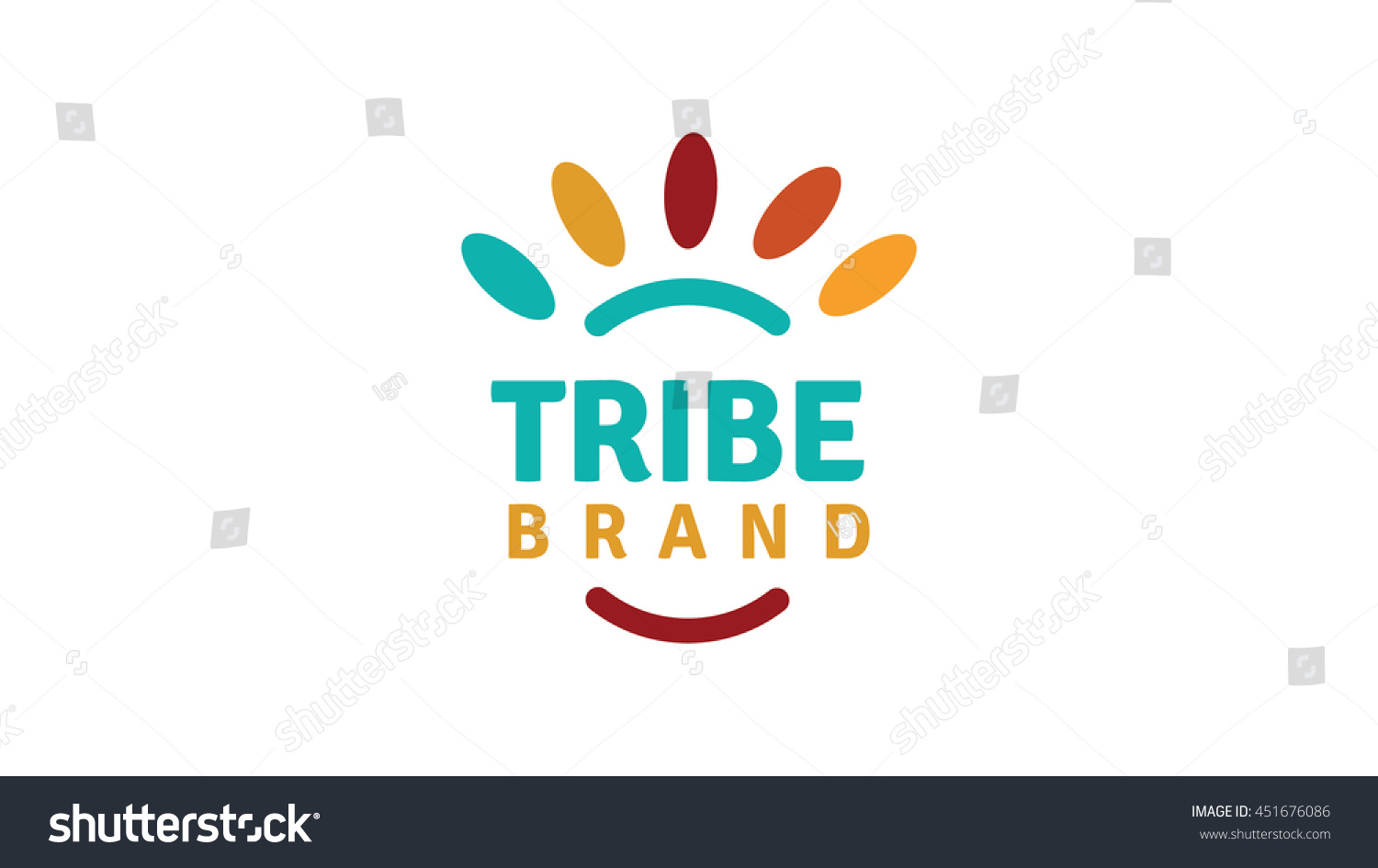 Tribe vector logo template Tribe vector logo template