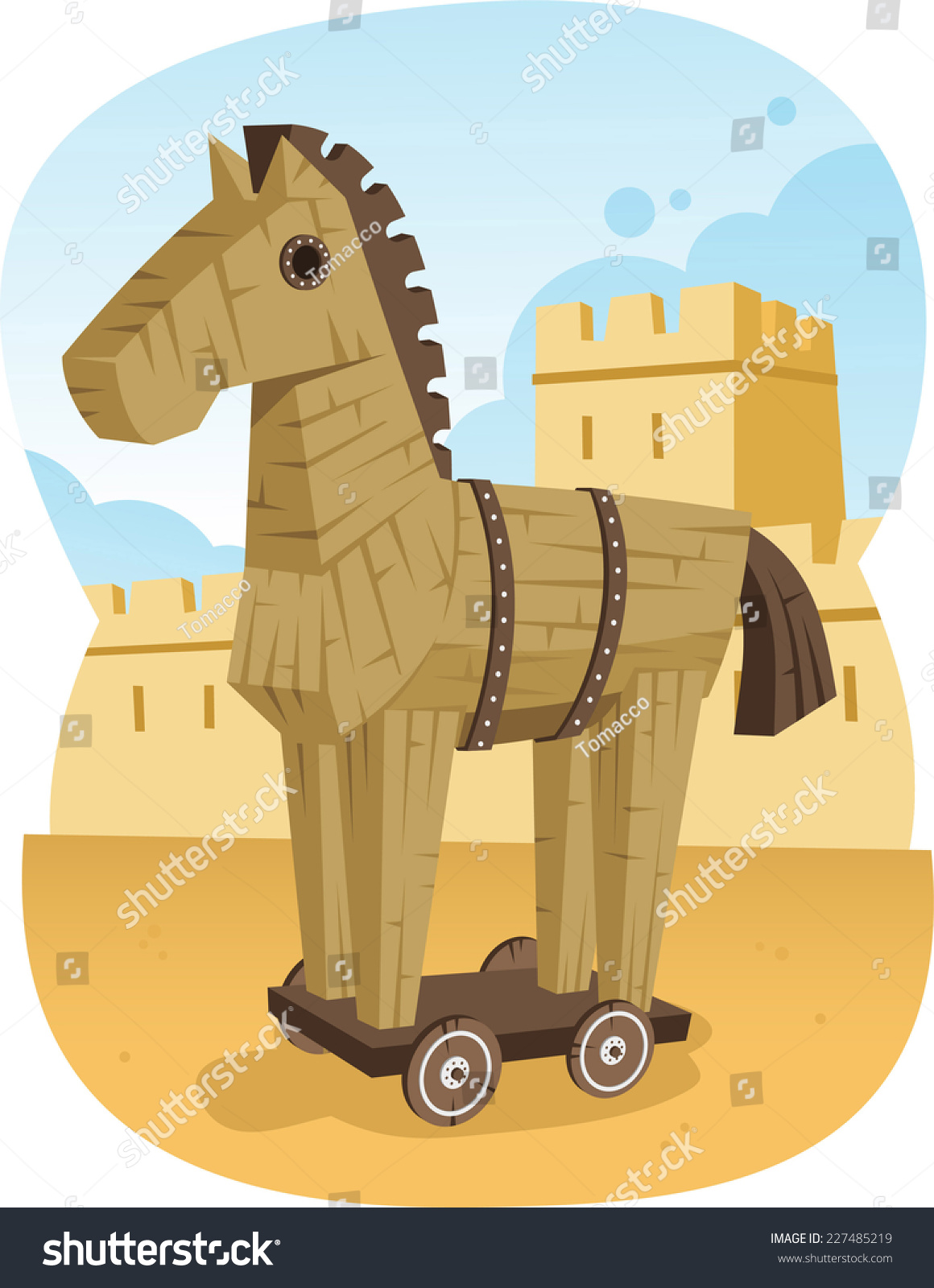 trojan horse clipart - photo #24
