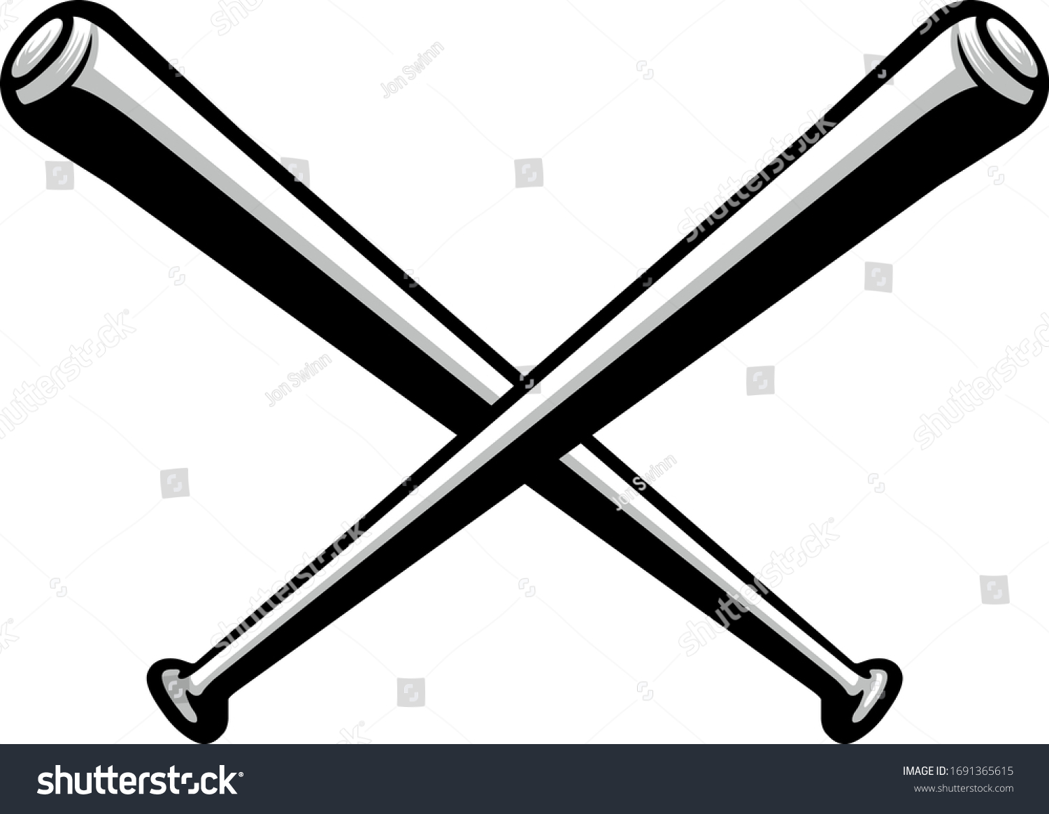 Baseball Bat Crossed Images Stock Photos Vectors Shutterstock