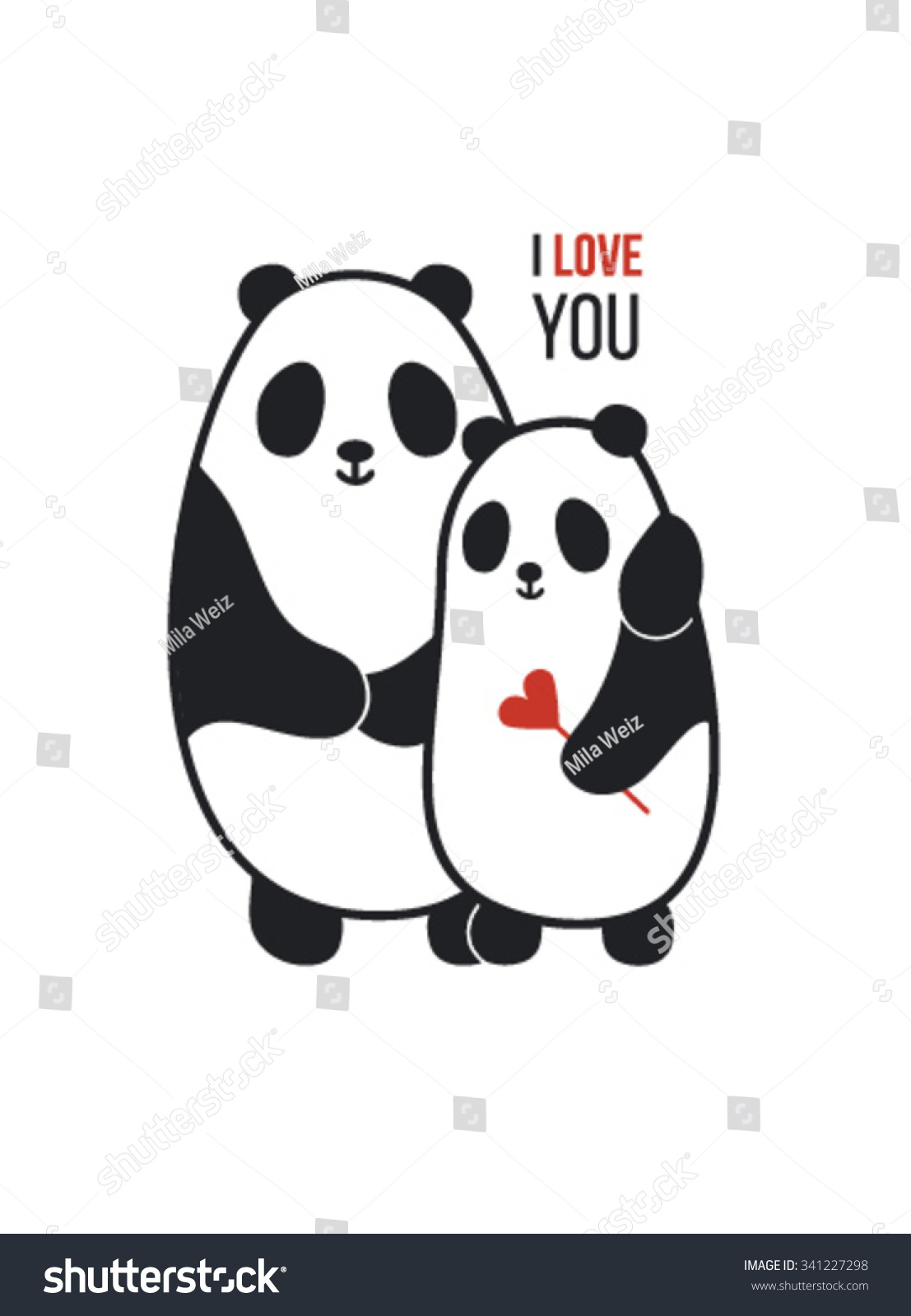 clipart panda valentine - photo #49