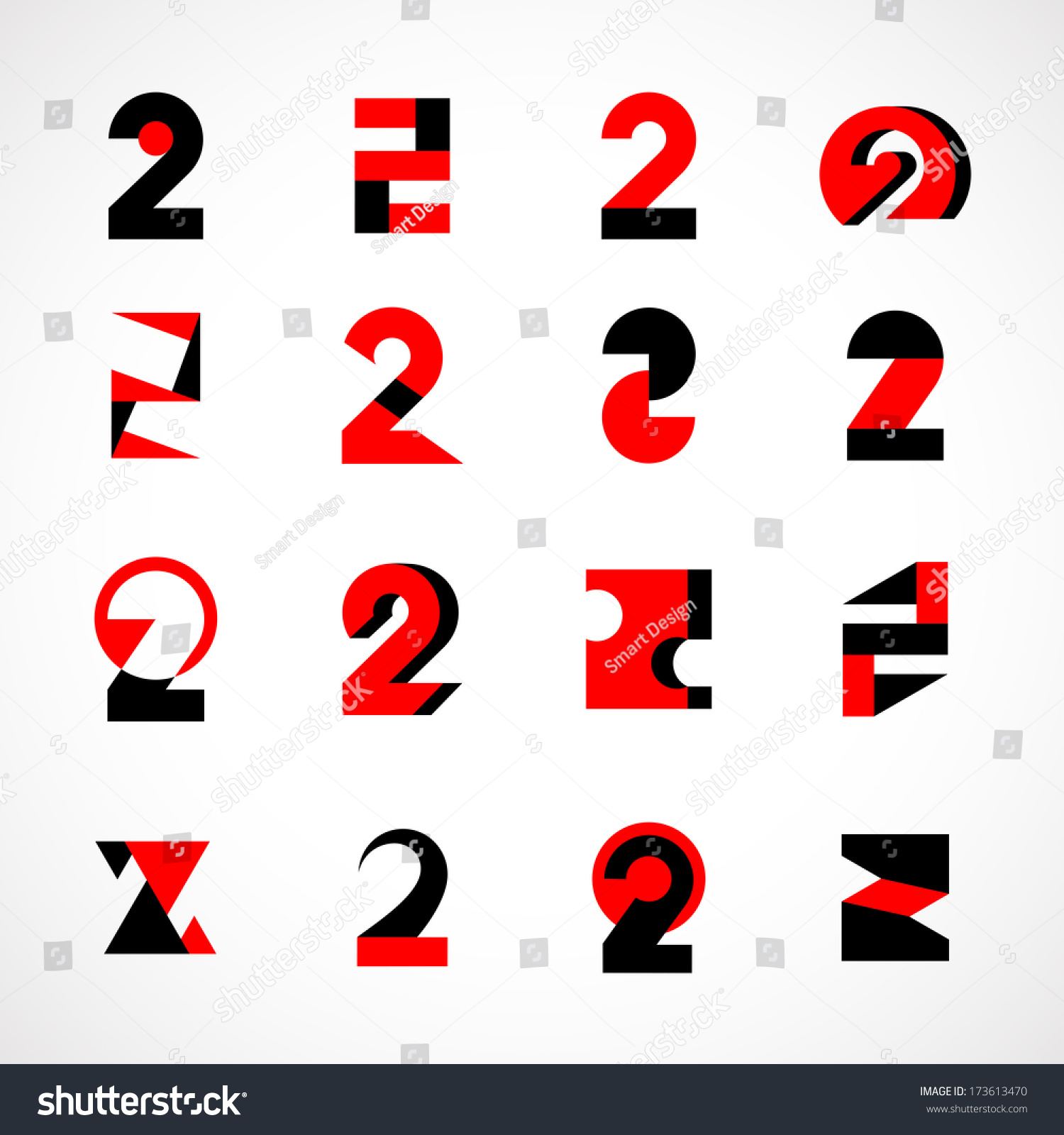 unusual-numbers-set-isolated-on-gray-stock-vector-173613470-shutterstock