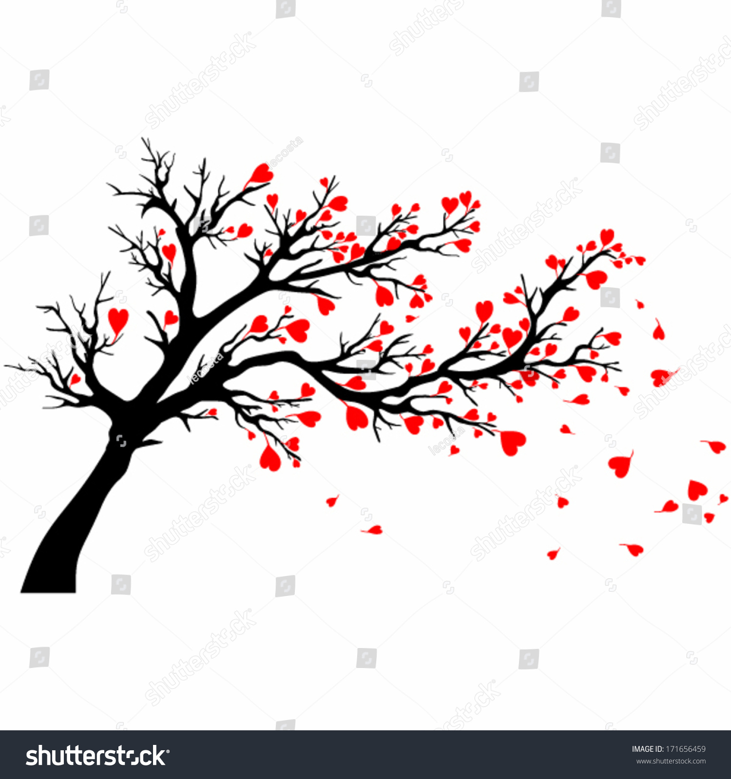 valentine tree clip art - photo #19