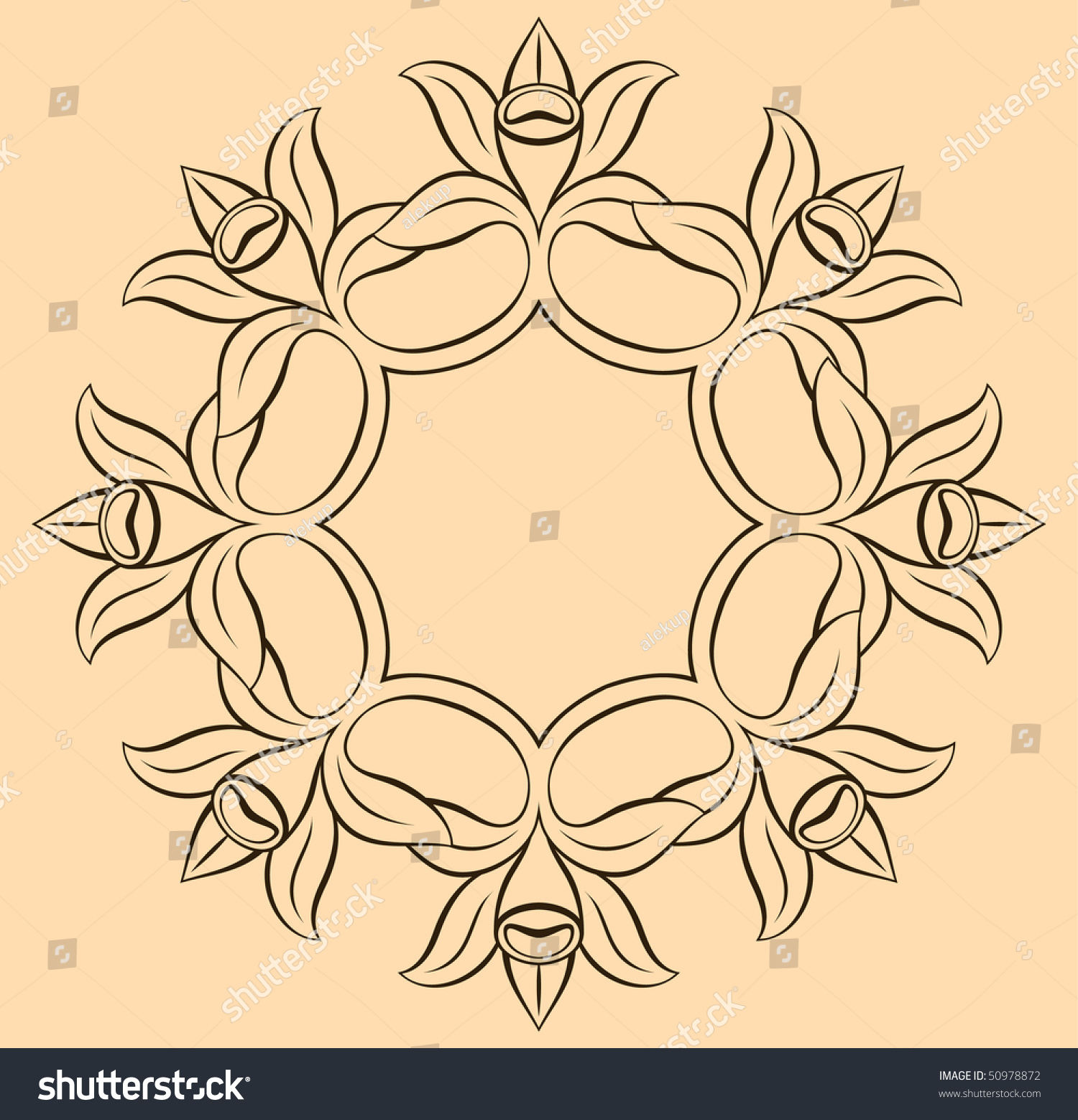 Vanilla Flower Stock Vector Illustration 50978872 : Shutterstock