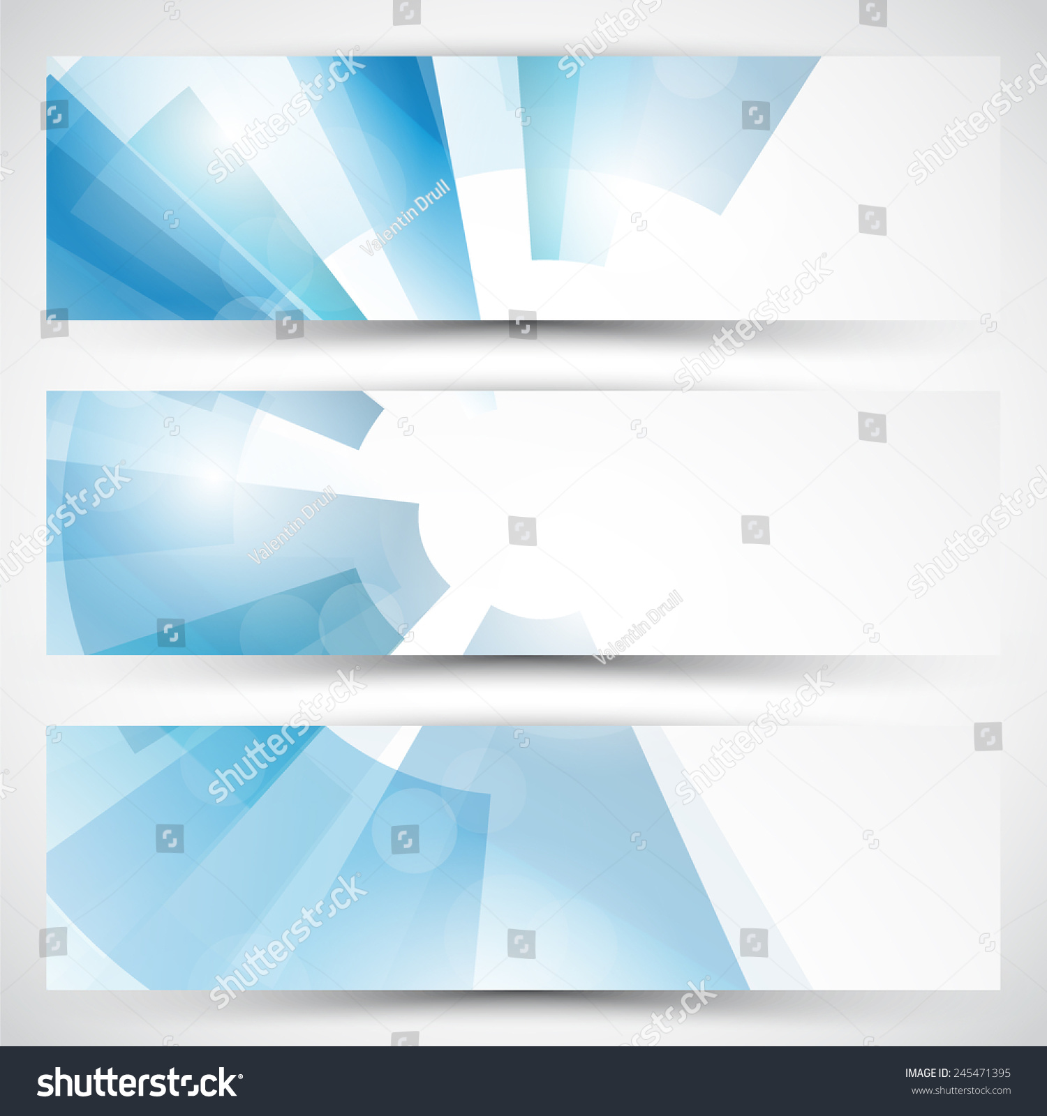 Vector Abstract Banner Background. Eps 10 Vector Illustration