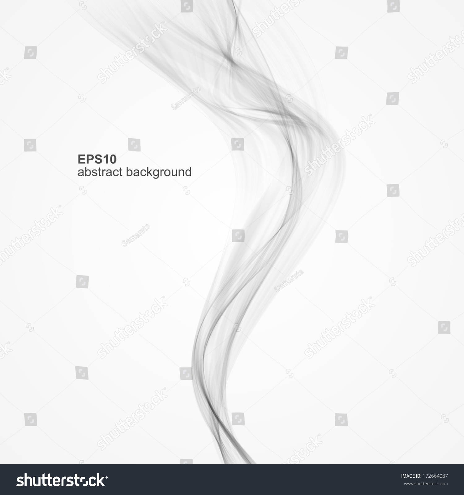 Vector Abstract Smoke Background. - 172664087 : Shutterstock