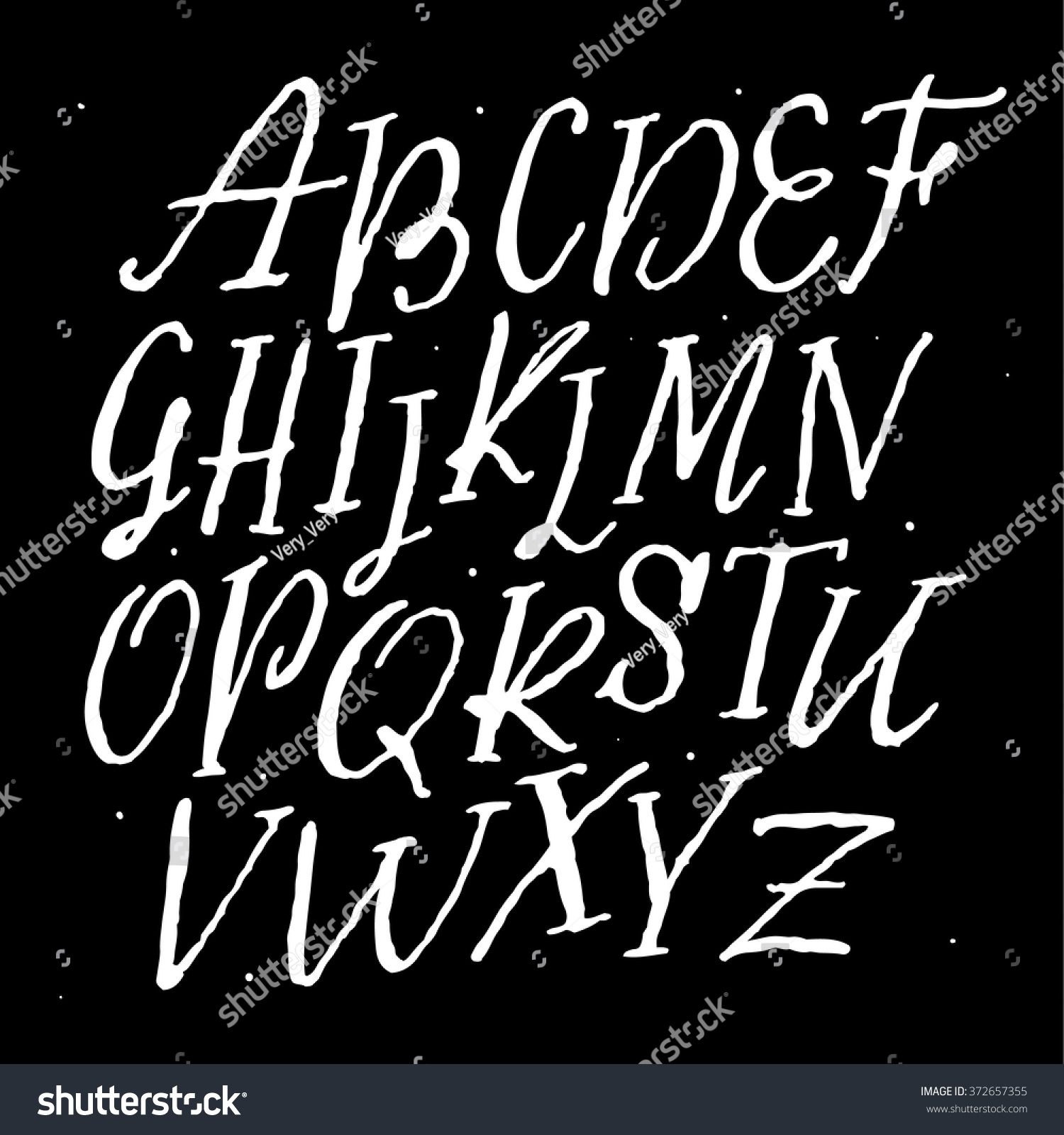 vector-alphabet-hand-drawn-letters-written-stock-vector-372657355