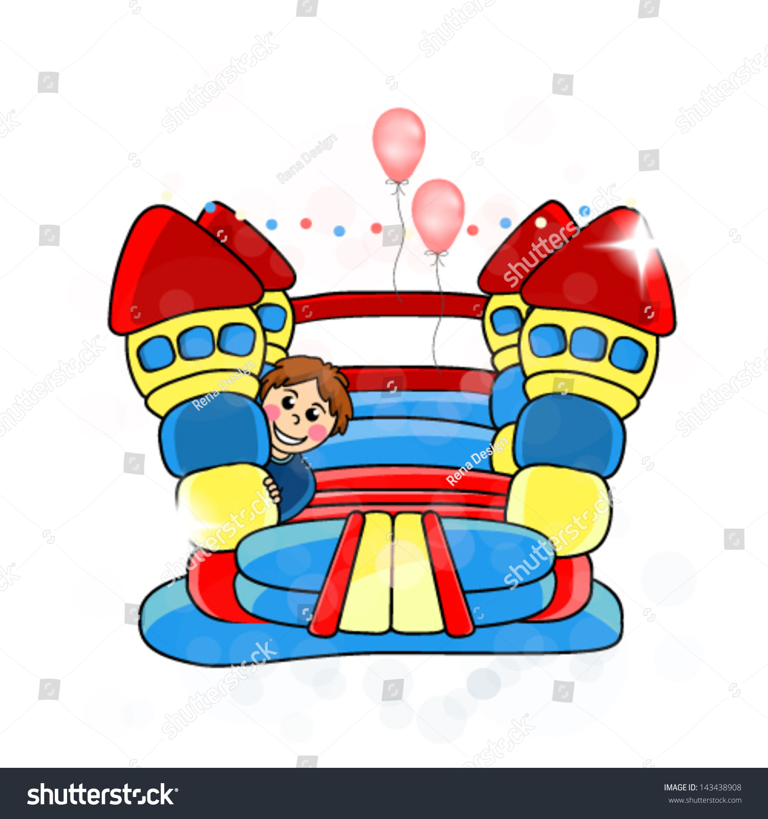 jumping castle clipart - photo #32