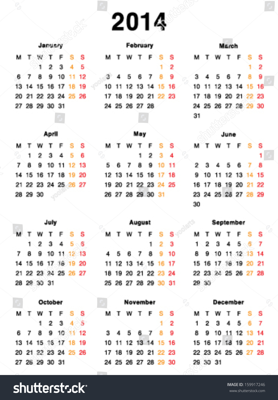Blank Calendar Vector : Vector calendar template design blank printable Blank Calendar Vector : Vector calendar template design blank printable