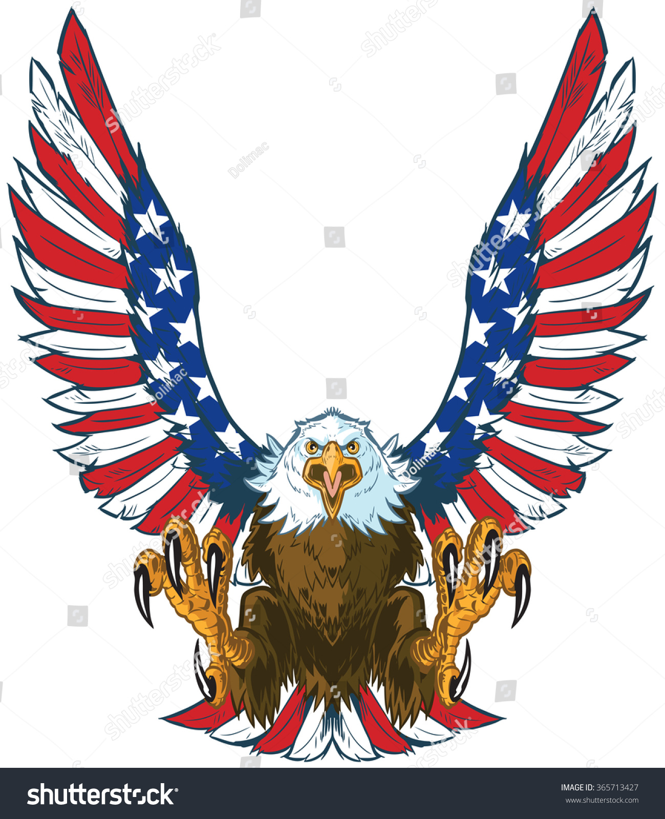 free clip art eagle and flag - photo #50