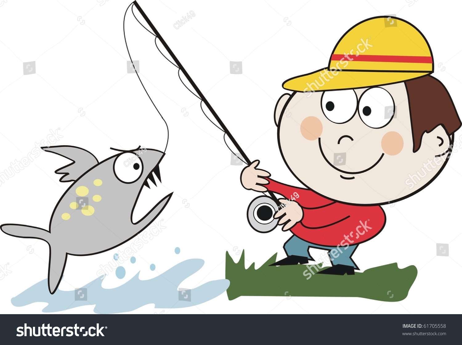 angler cartoon angler cartoon