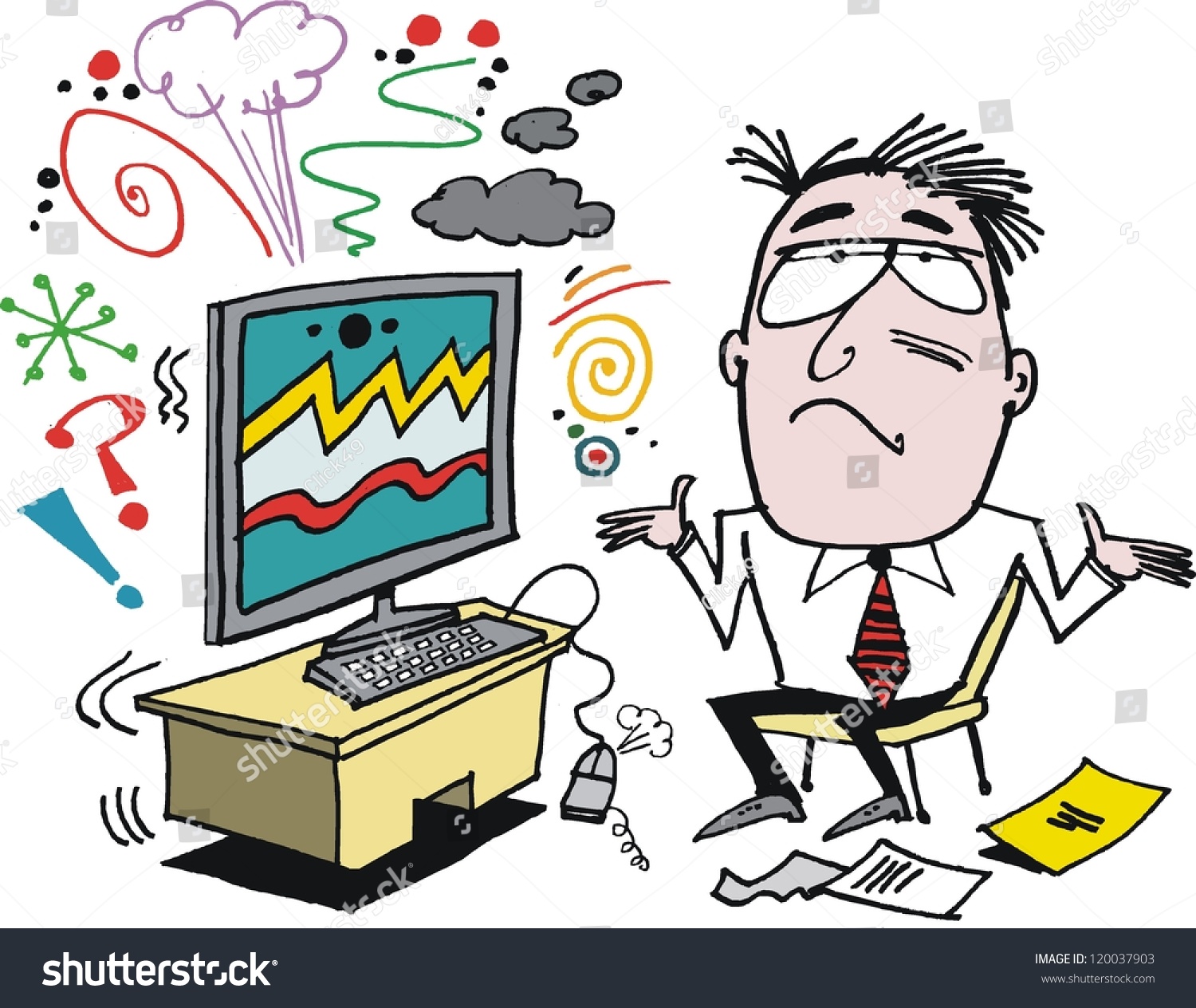 frustrated employee clipart - photo #8