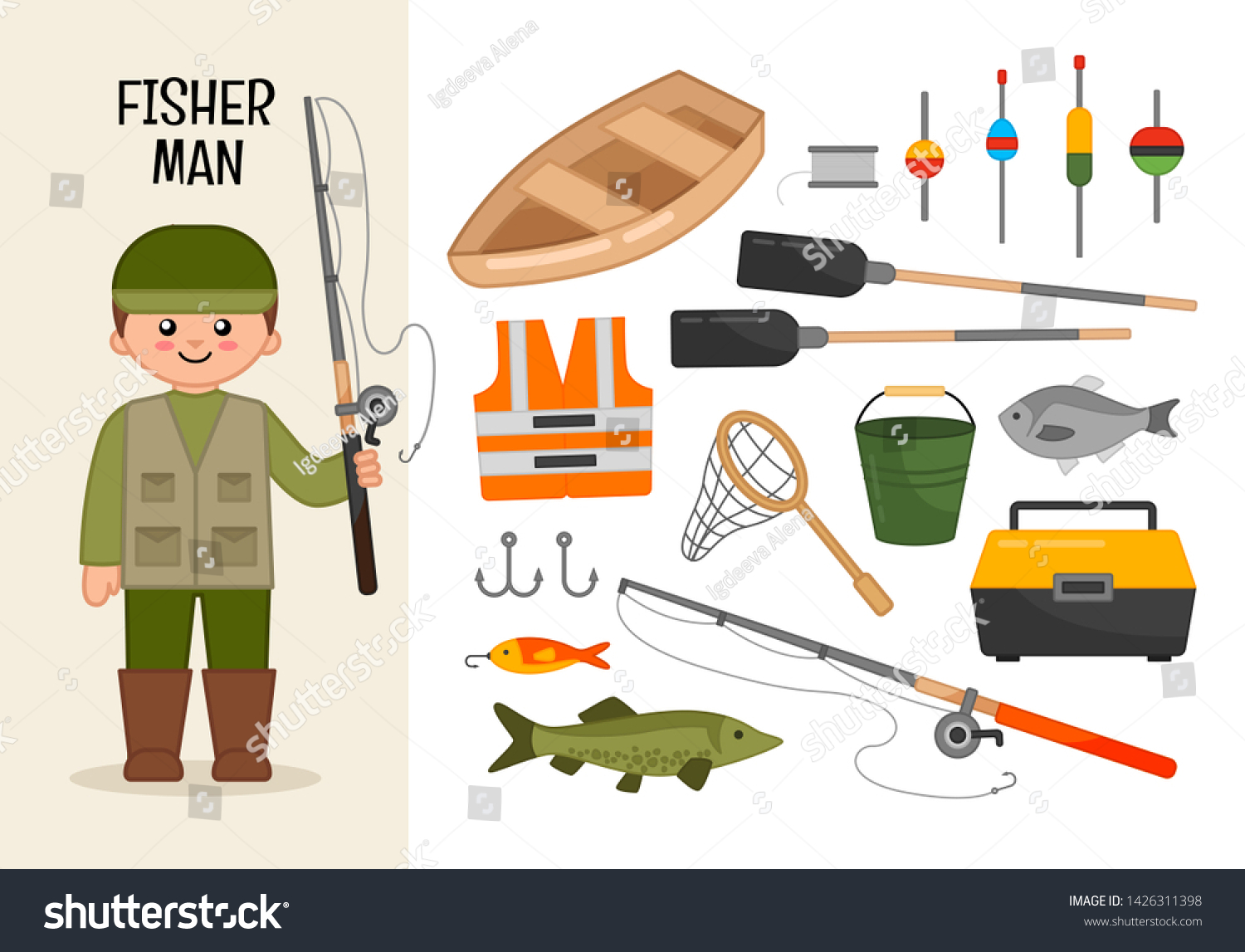 25 874 Fisherman Tool Images Stock Photos Vectors Shutterstock