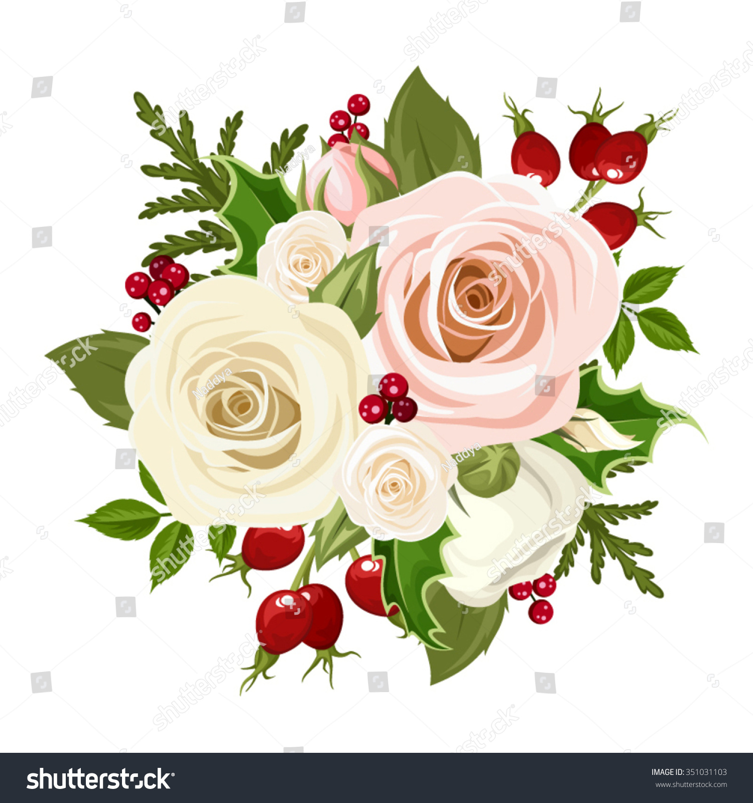 christmas rose clipart - photo #30