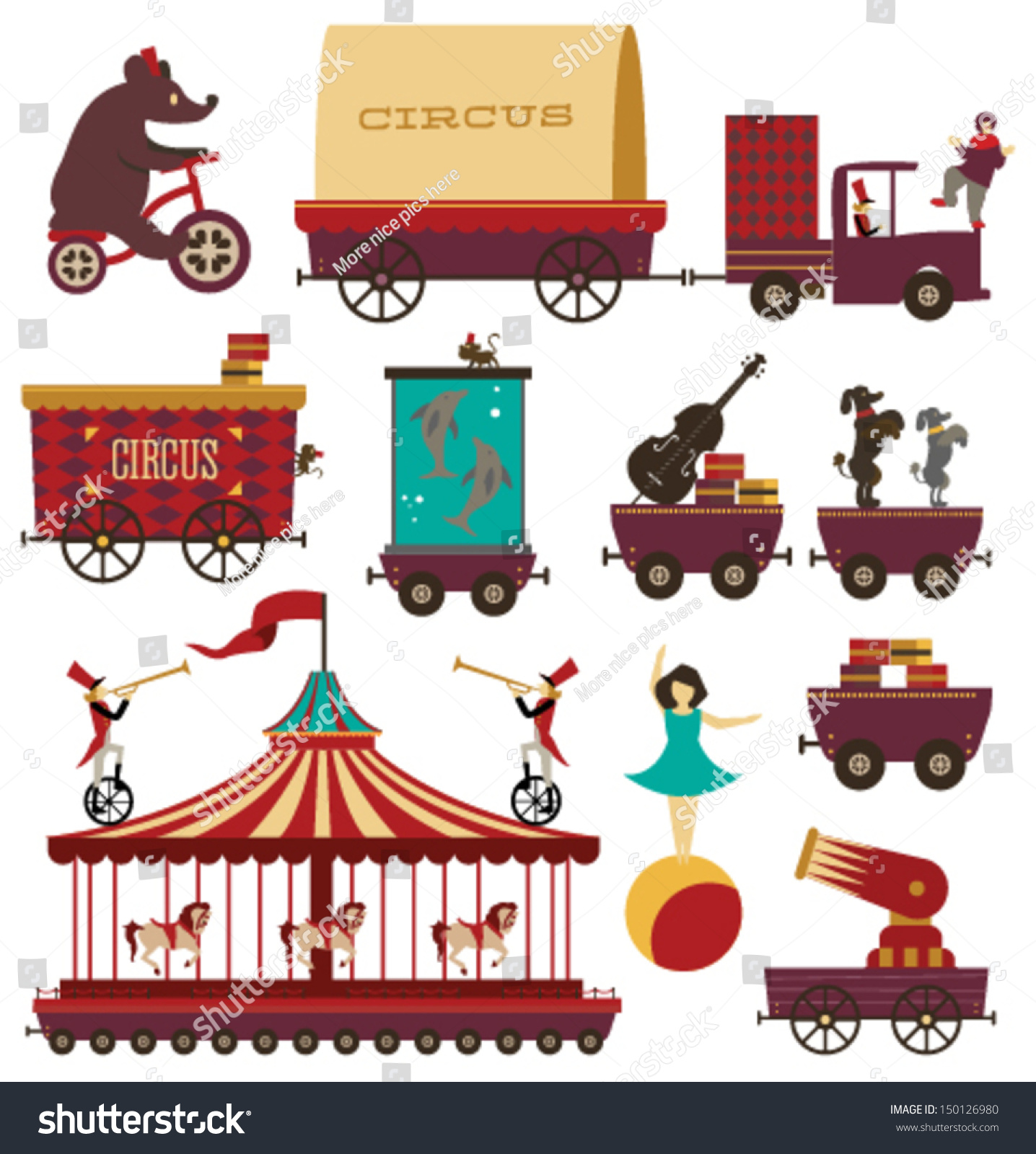 free clipart circus train - photo #22