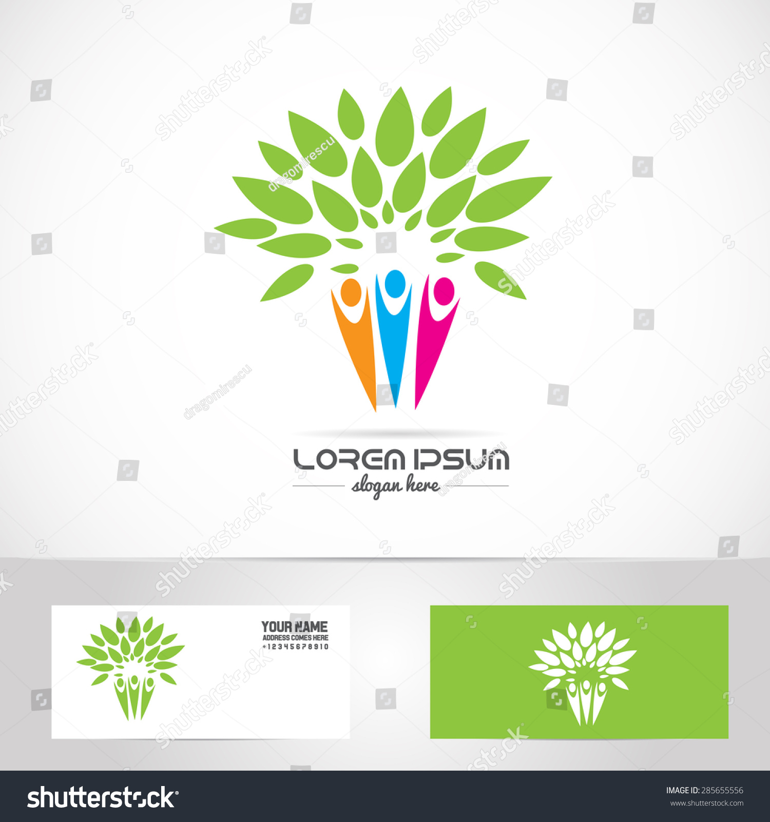 Vector Company Logo Element Template Family Stock Vector 285655556 Shutterstock Genealogical Tree Concept Family Tree Template Stock Vector 565921546