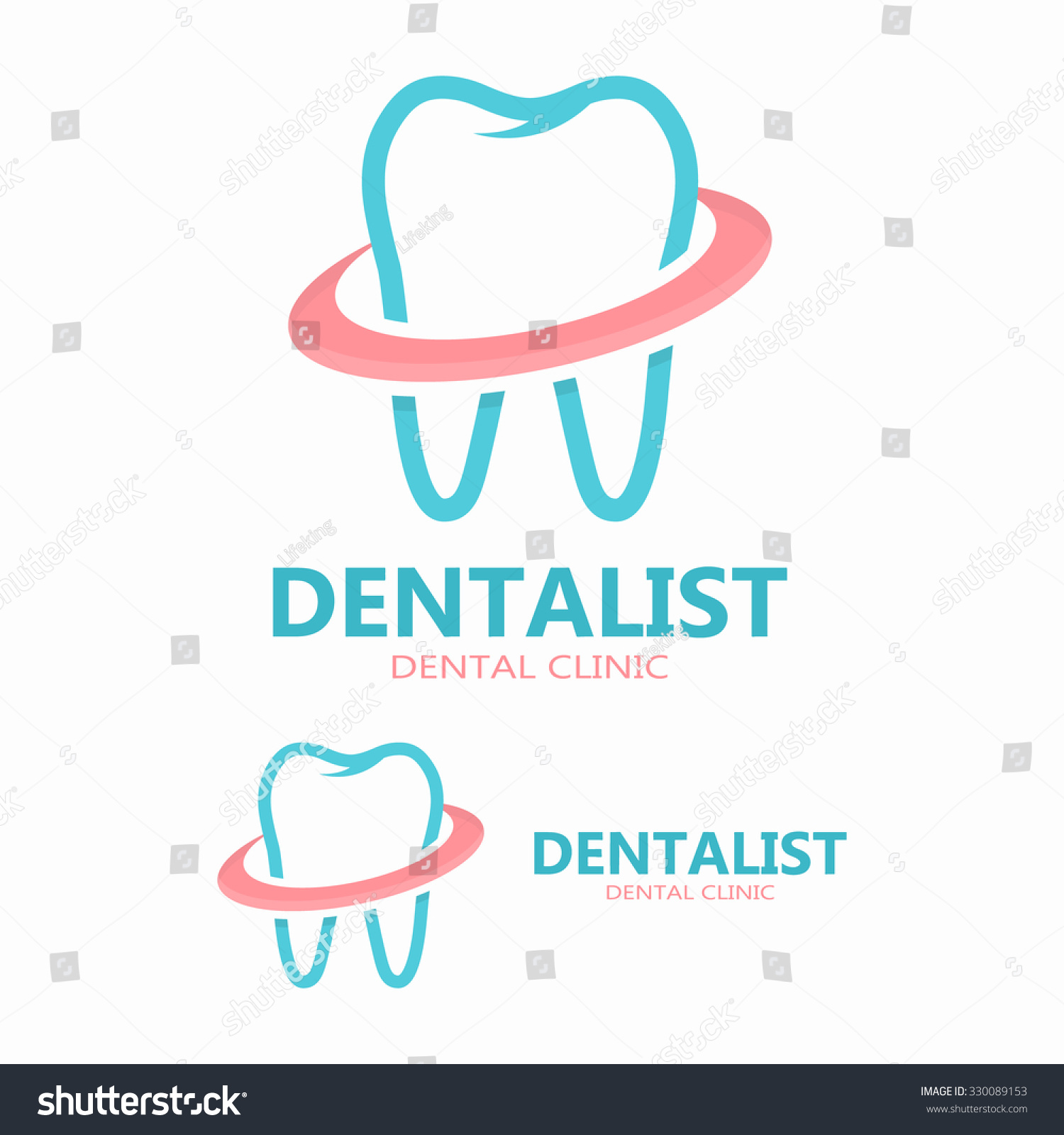 Vector dental care logo Vector dental care logo