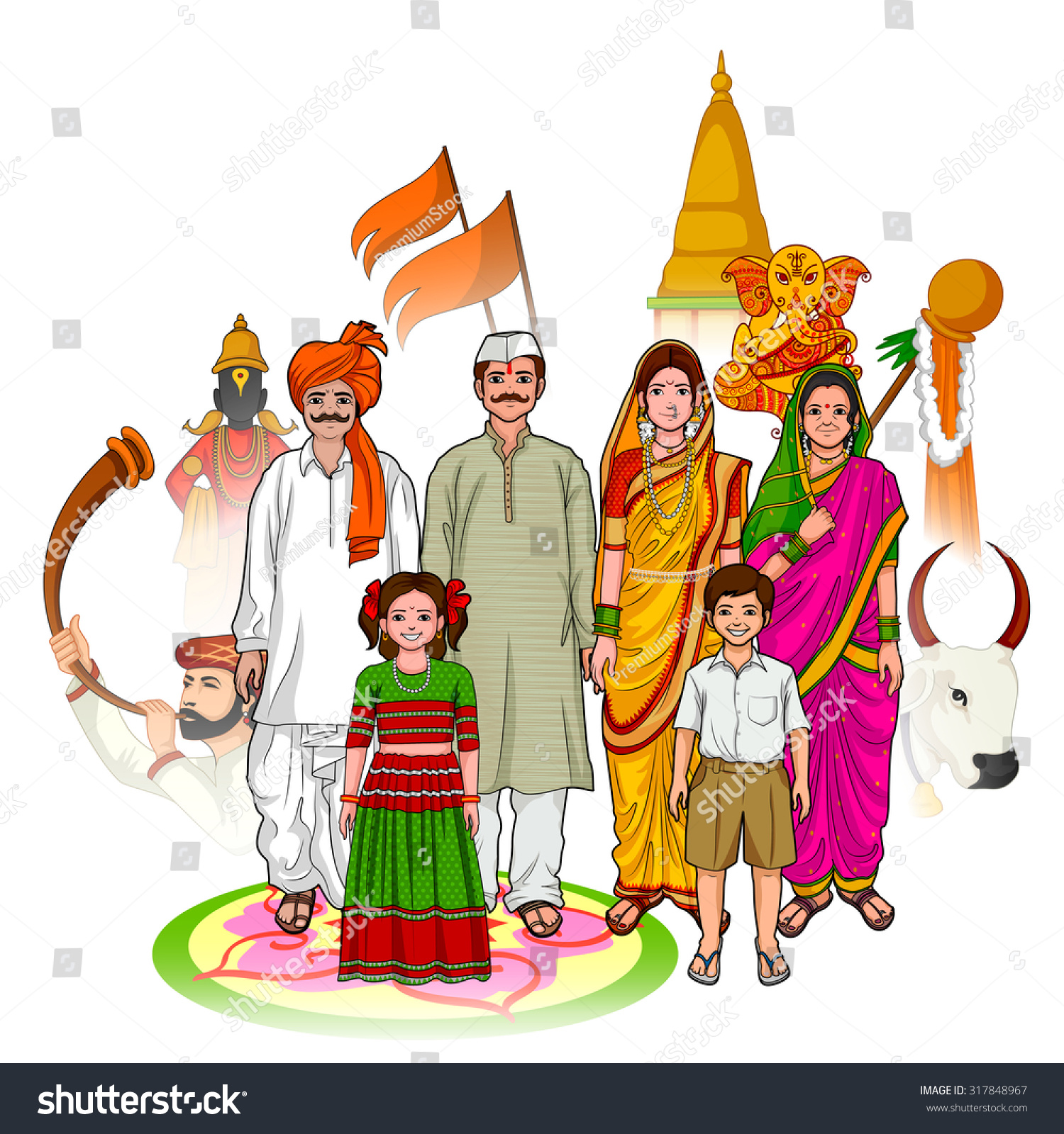 indian family clipart free download - photo #39