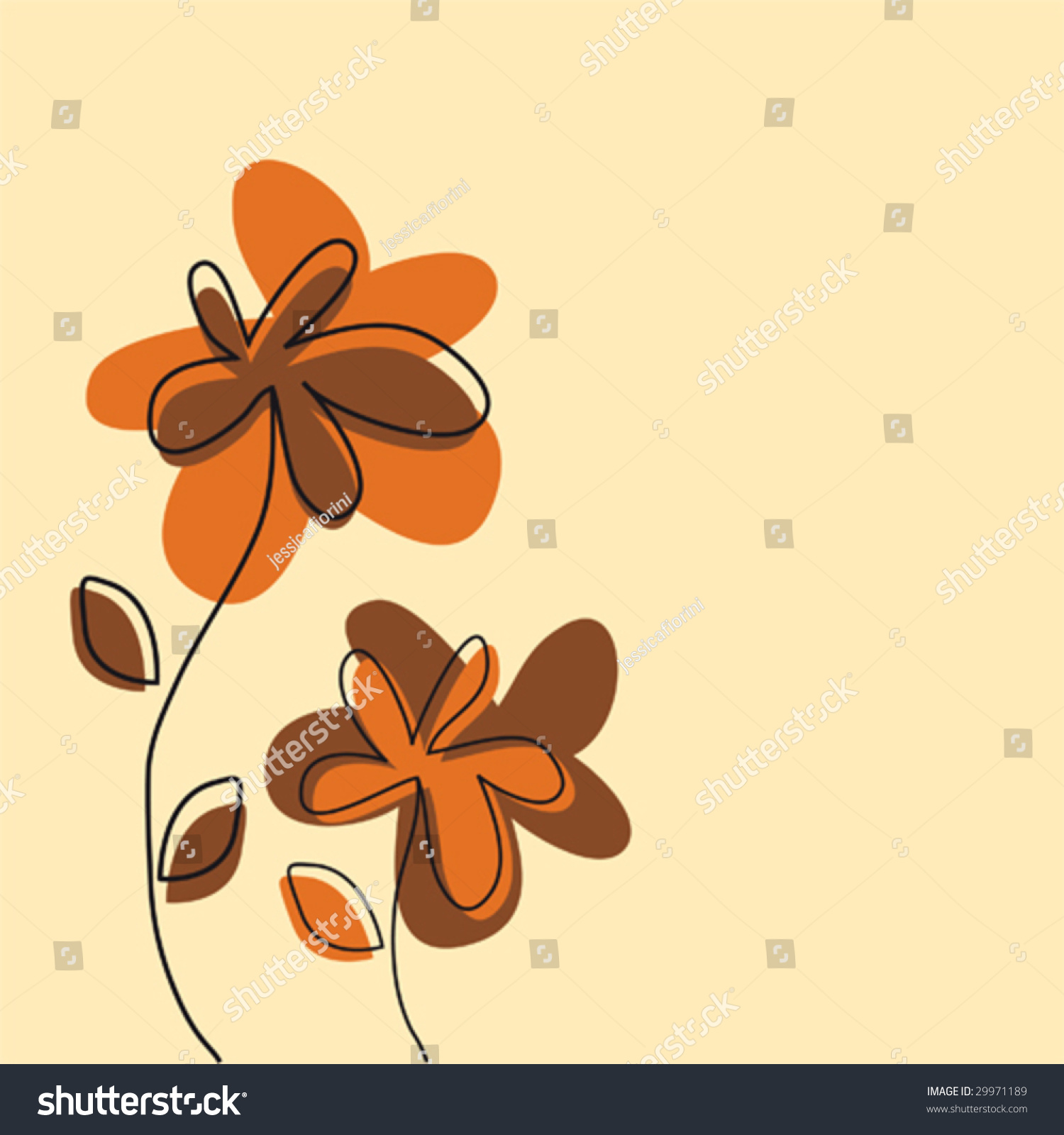 Vector Flower Decoration - 29971189 : Shutterstock