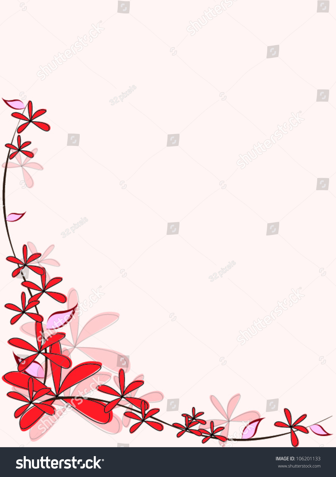 Vector flowers frame Vector flowers frame