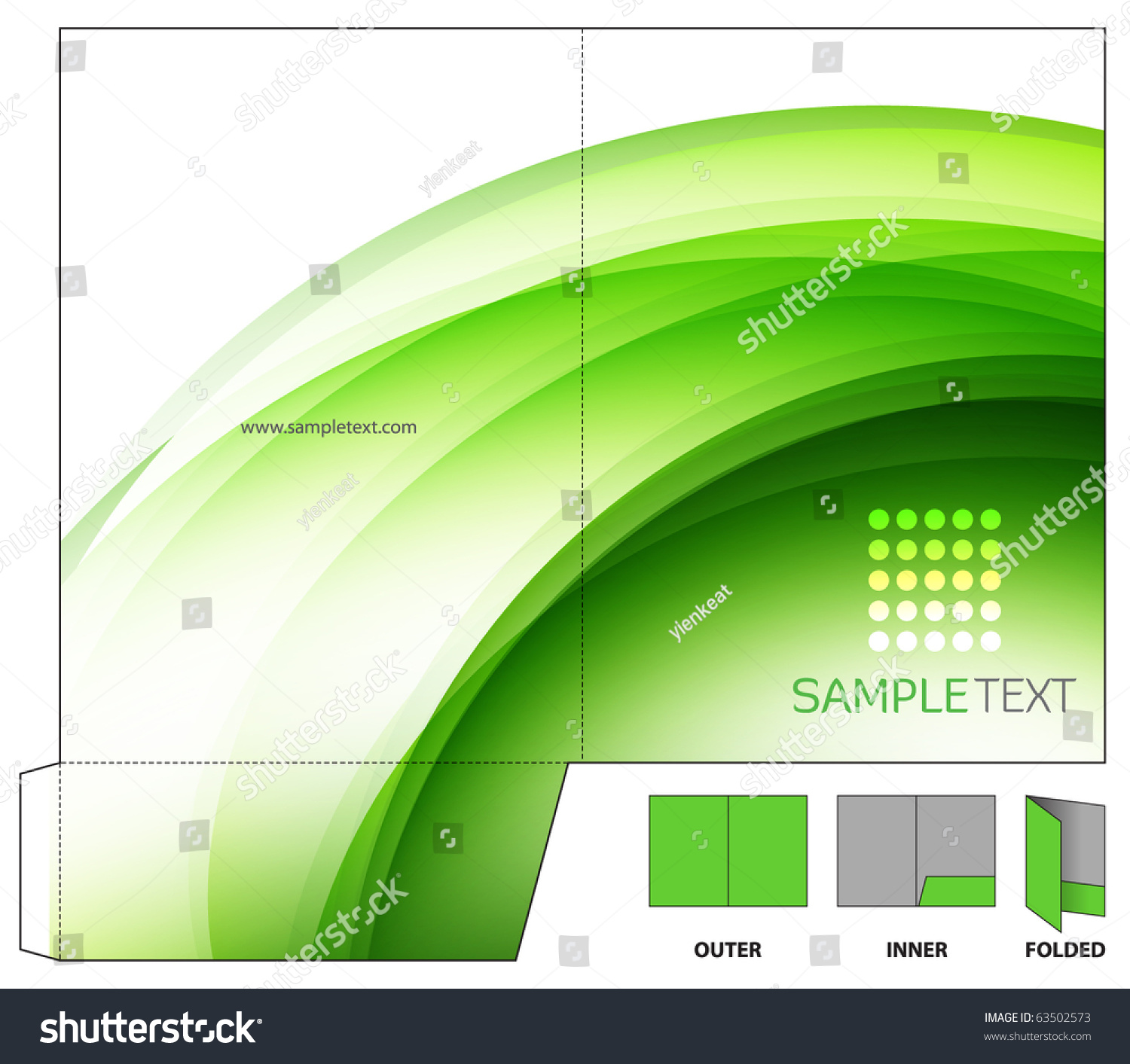 Vector Folder Design Template - 63502573 : Shutterstock