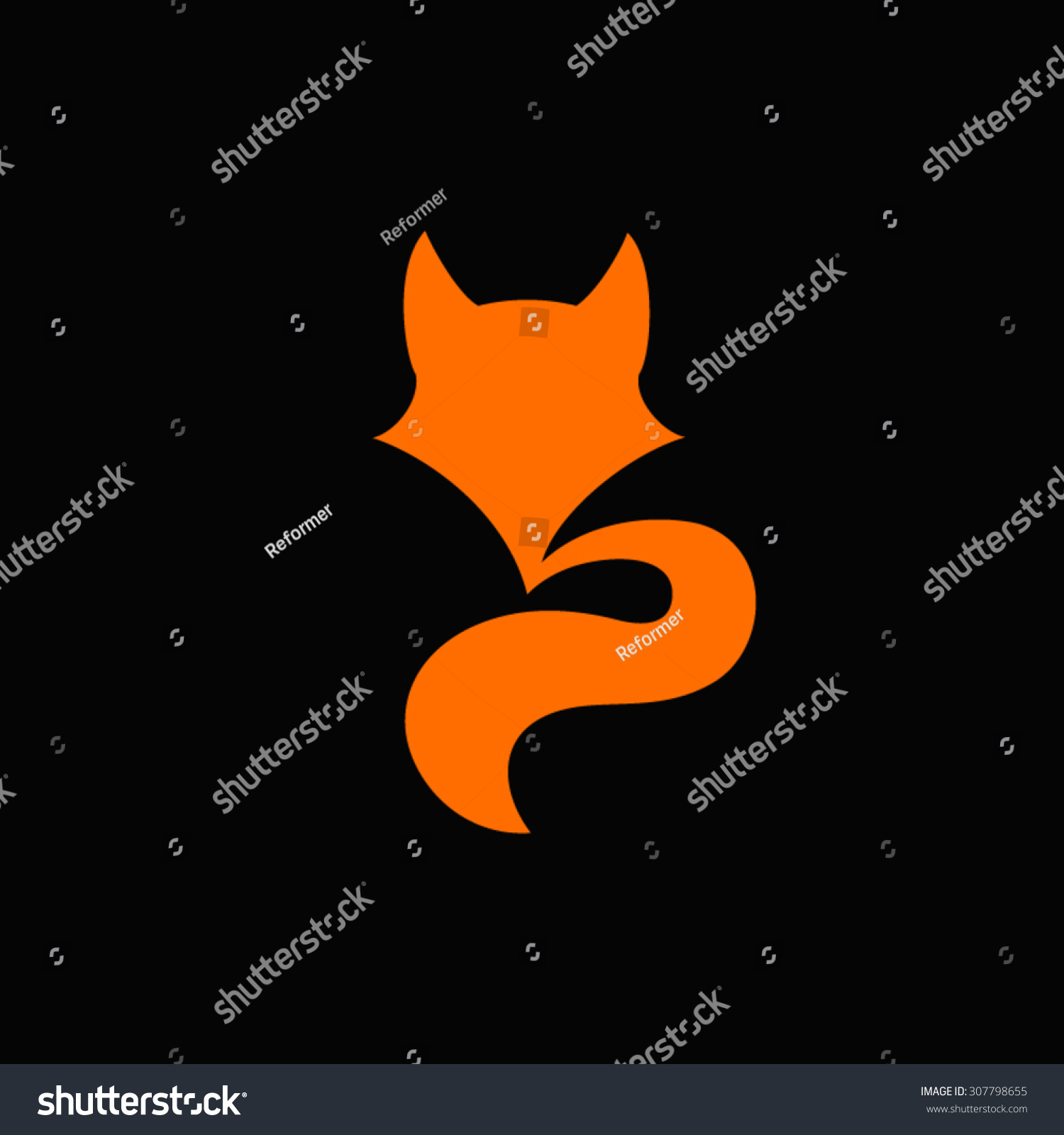 Vector Fox Logo - 307798655 : Shutterstock