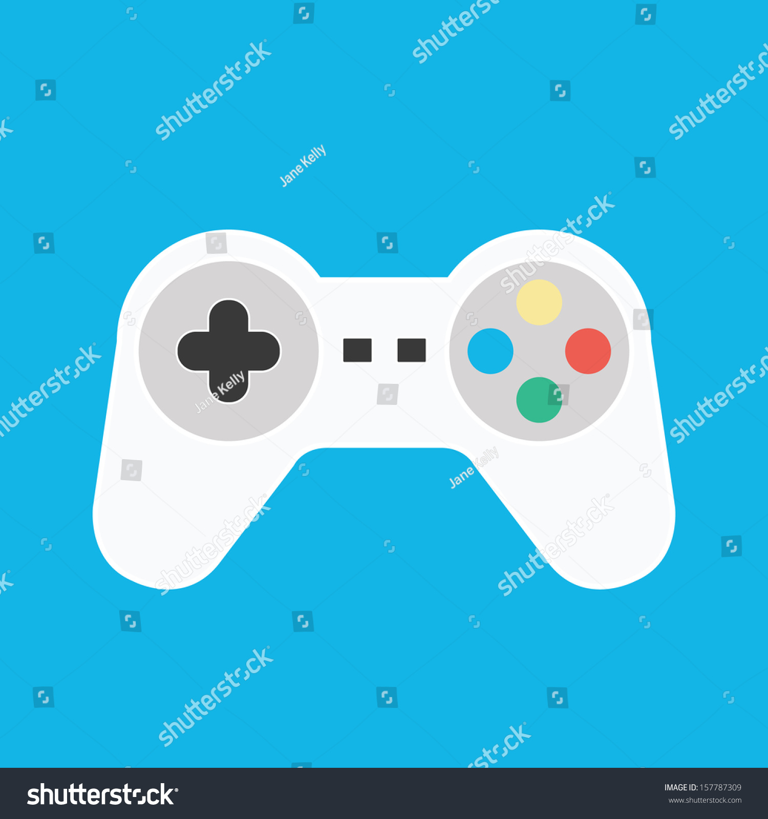 Vector Gamepad Icon Stock Vector 157787309 Shutterstock