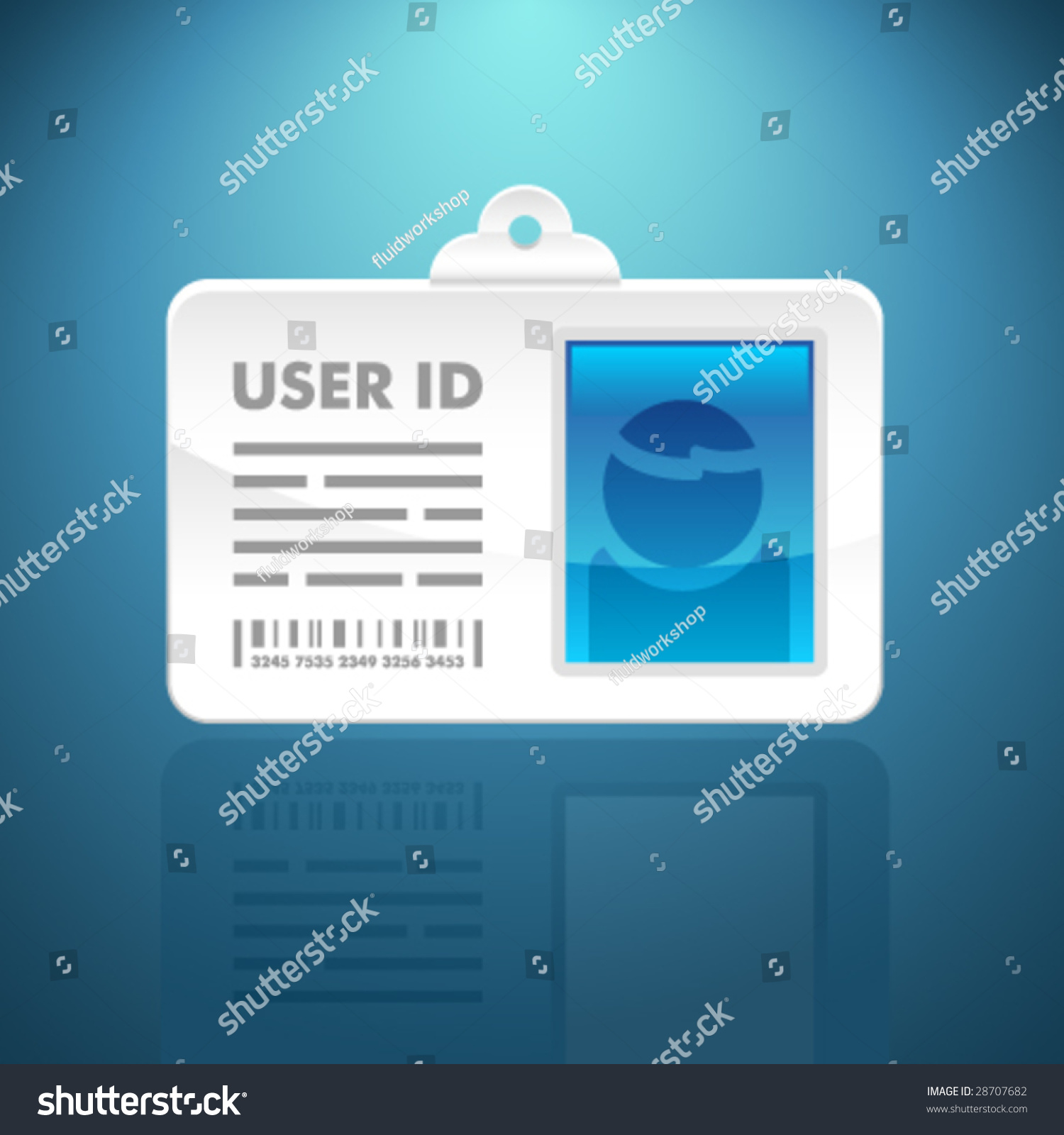 Vector Id Card - 28707682 : Shutterstock