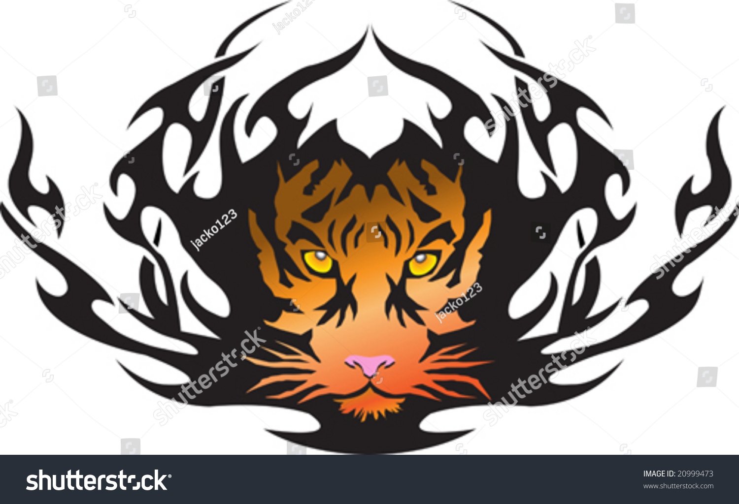 tiger tattoo clip art - photo #49