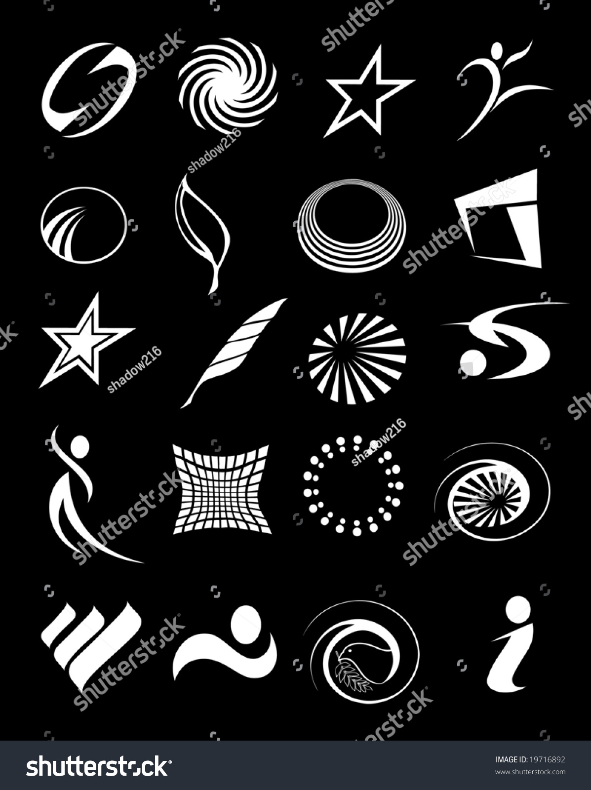 Vector Illustration Of Assorted Design Elements 19716892 Shutterstock