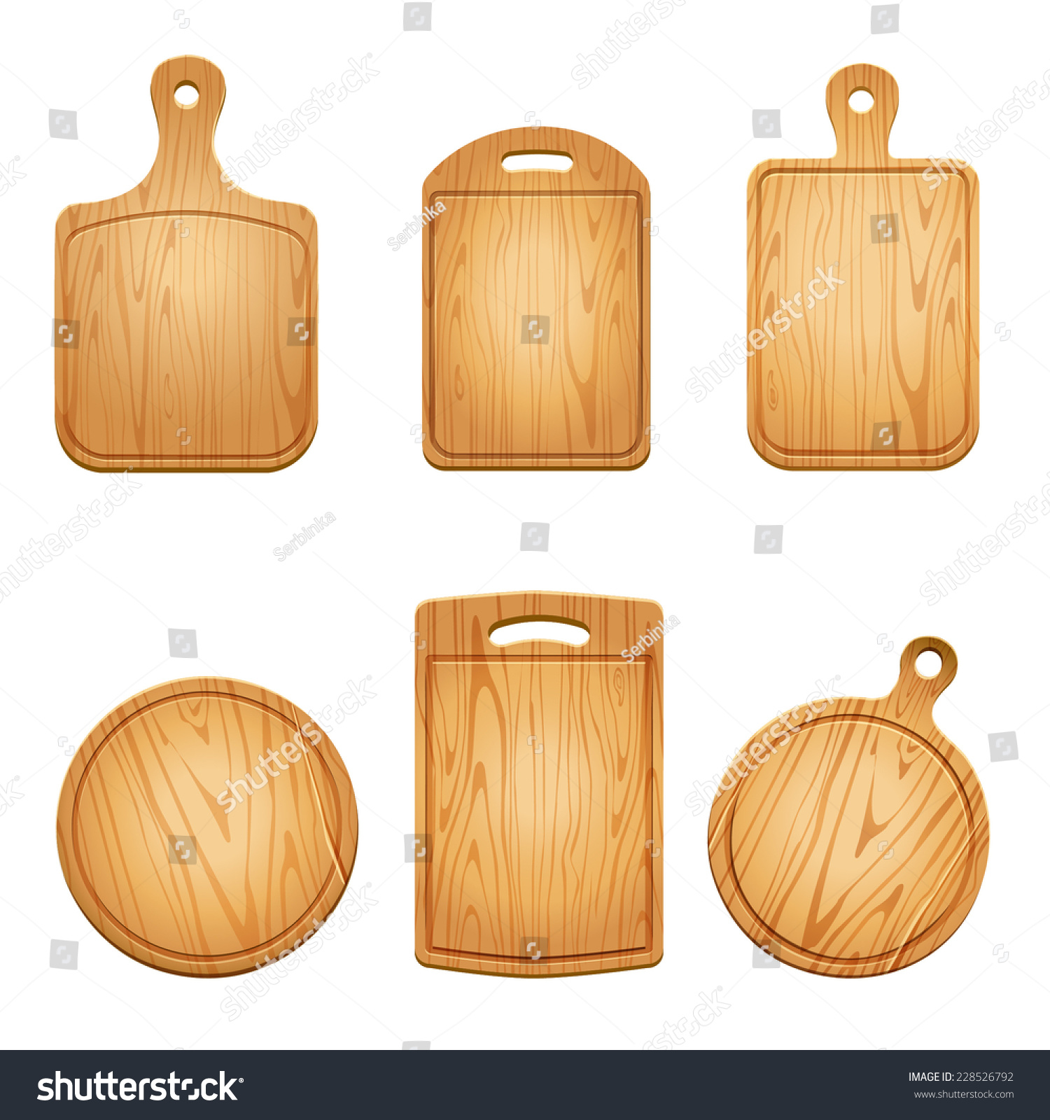 Vector Illustration Of Cutting Board - 228526792 : Shutterstock