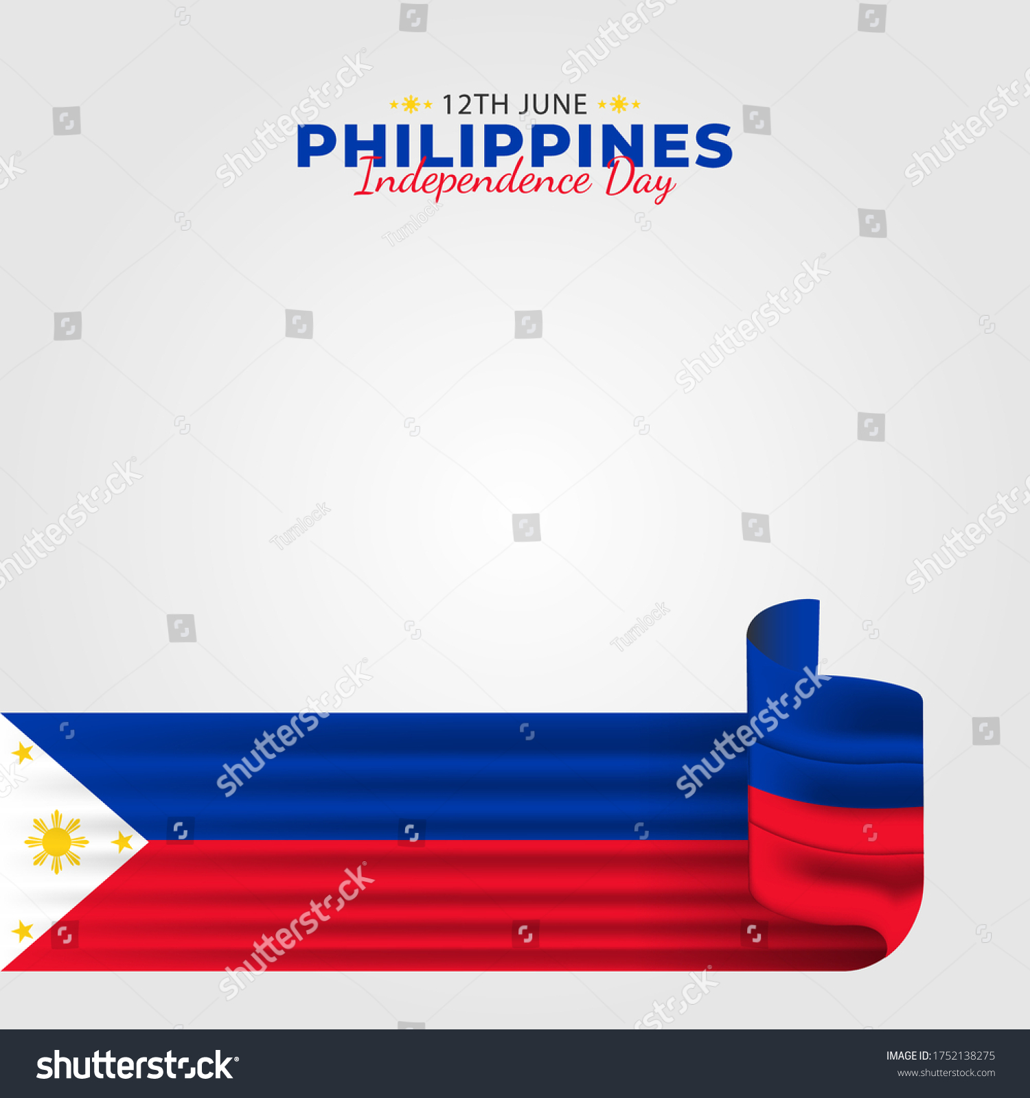 Vector Illustration Filipino Araw Ng Kalayaan Stock Vector Royalty