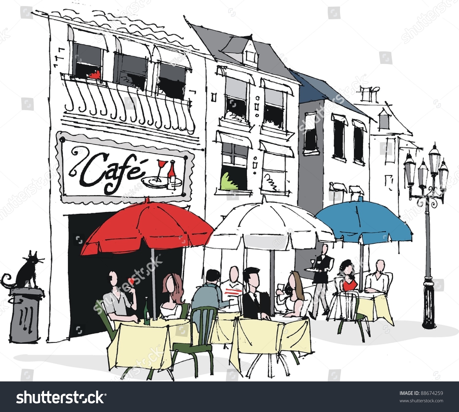 cafe clipart vector - photo #19