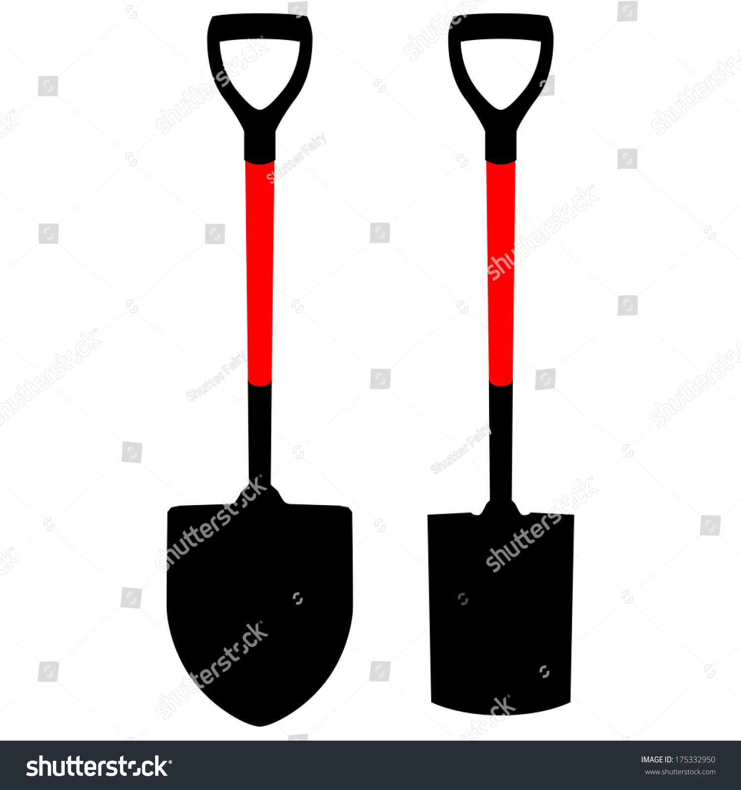 Vector Illustration Of Shovel - 175332950 : Shutterstock