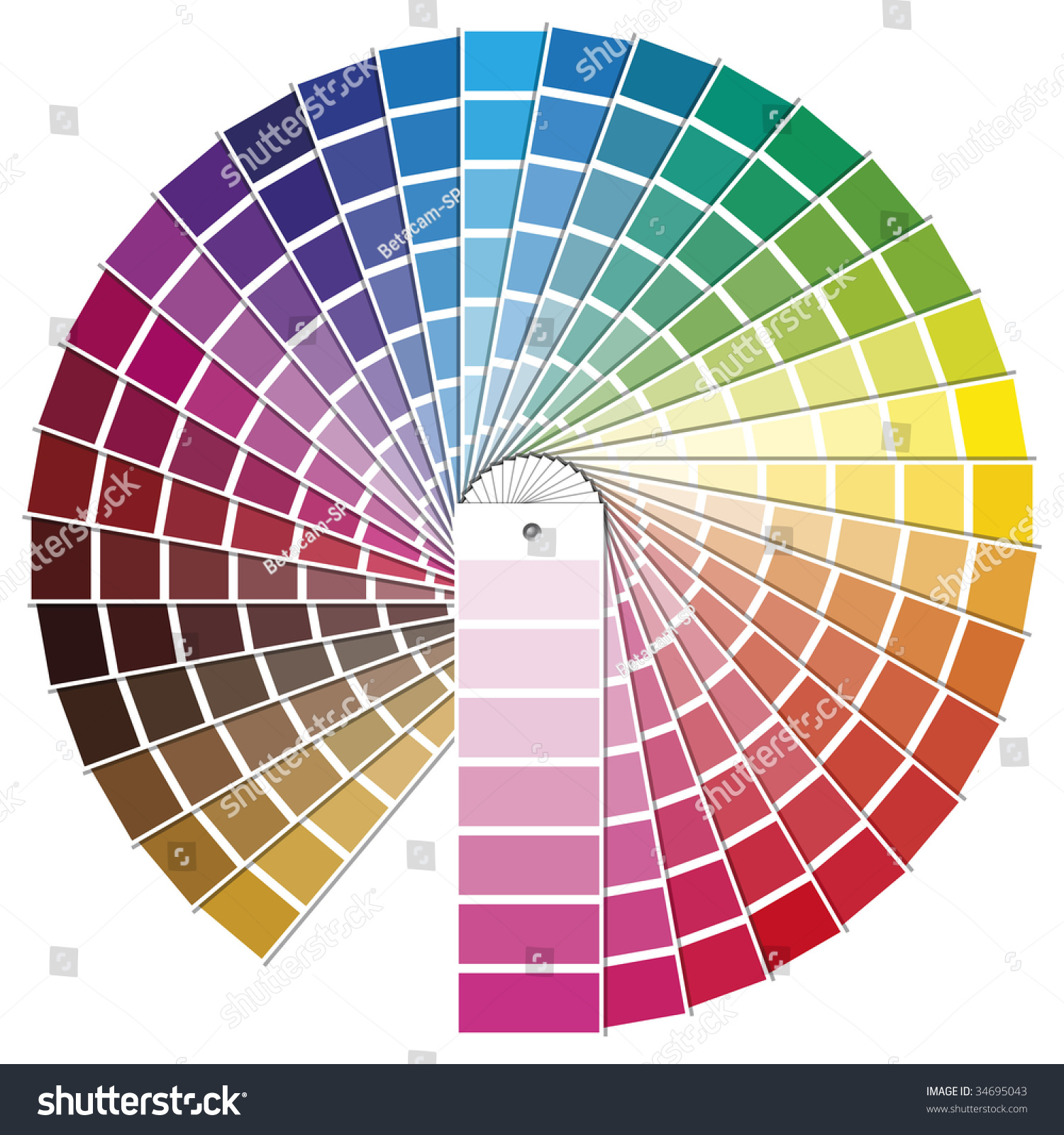 Vector Illustration Pantone Color Model 34695043 Shutterstock