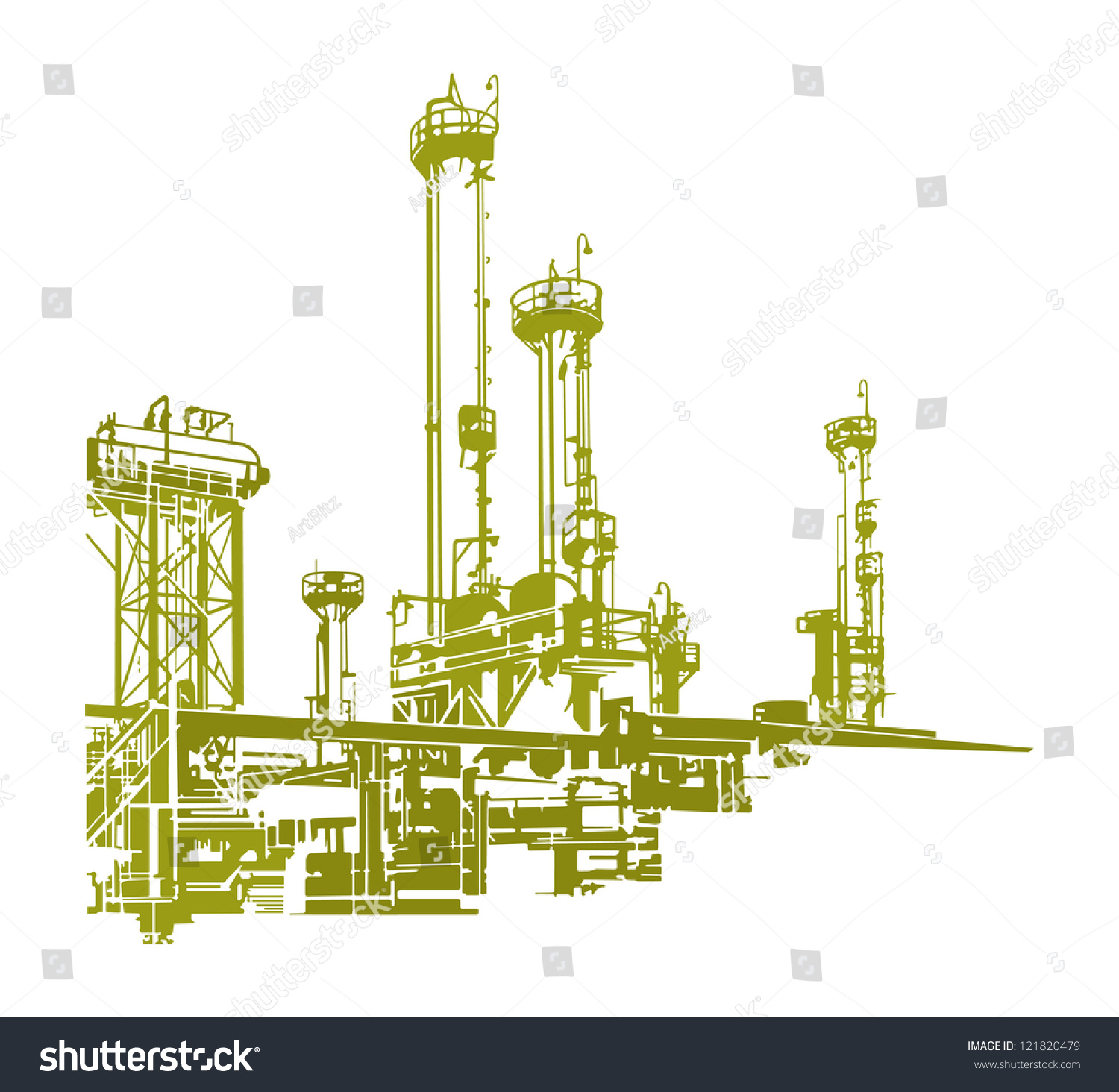 clipart oil refinery - photo #22