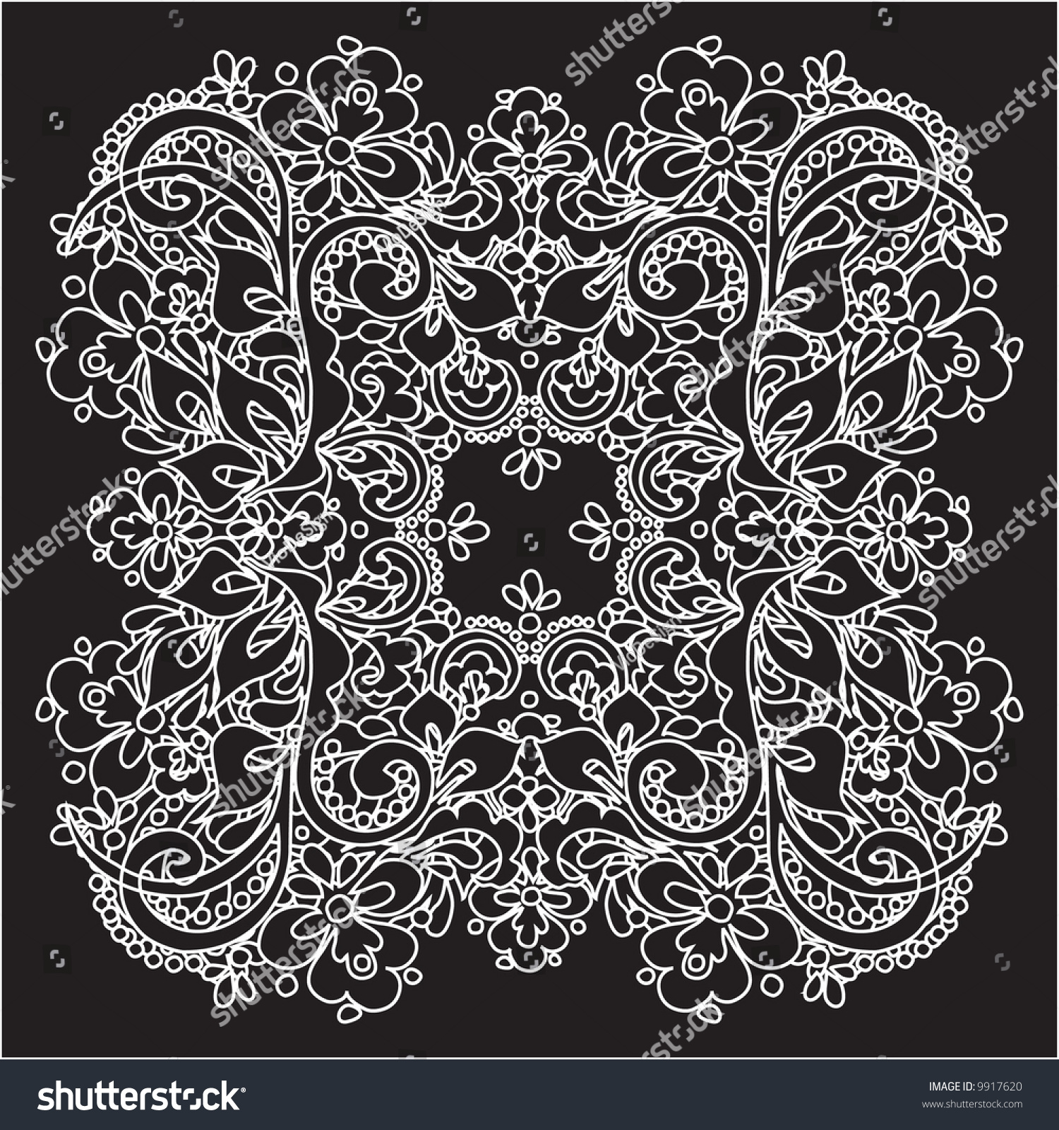 Vector Lace Pattern - 9917620 : Shutterstock