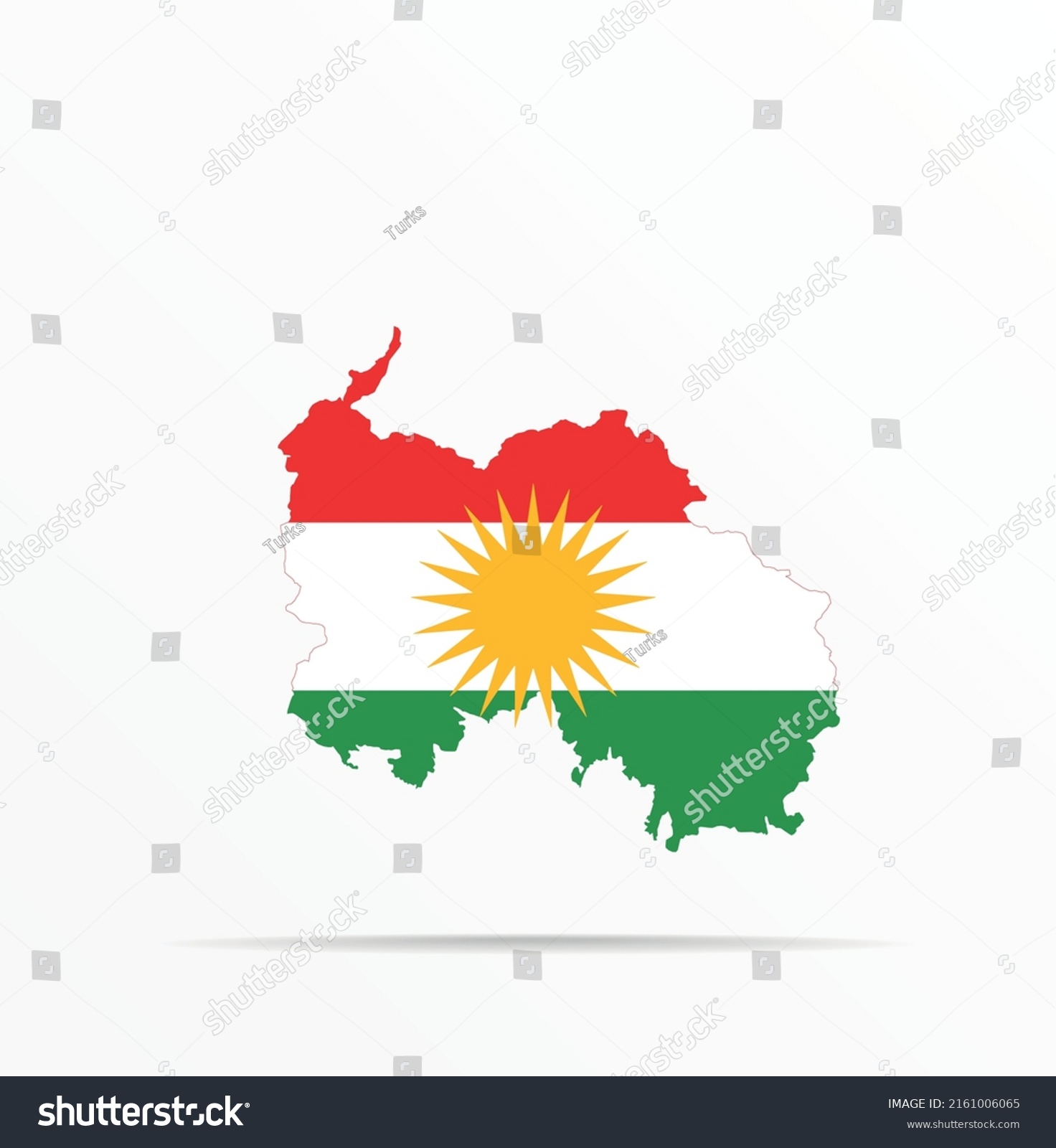 Vector Map South Ossetia Alania Combined Stock Vector Royalty Free