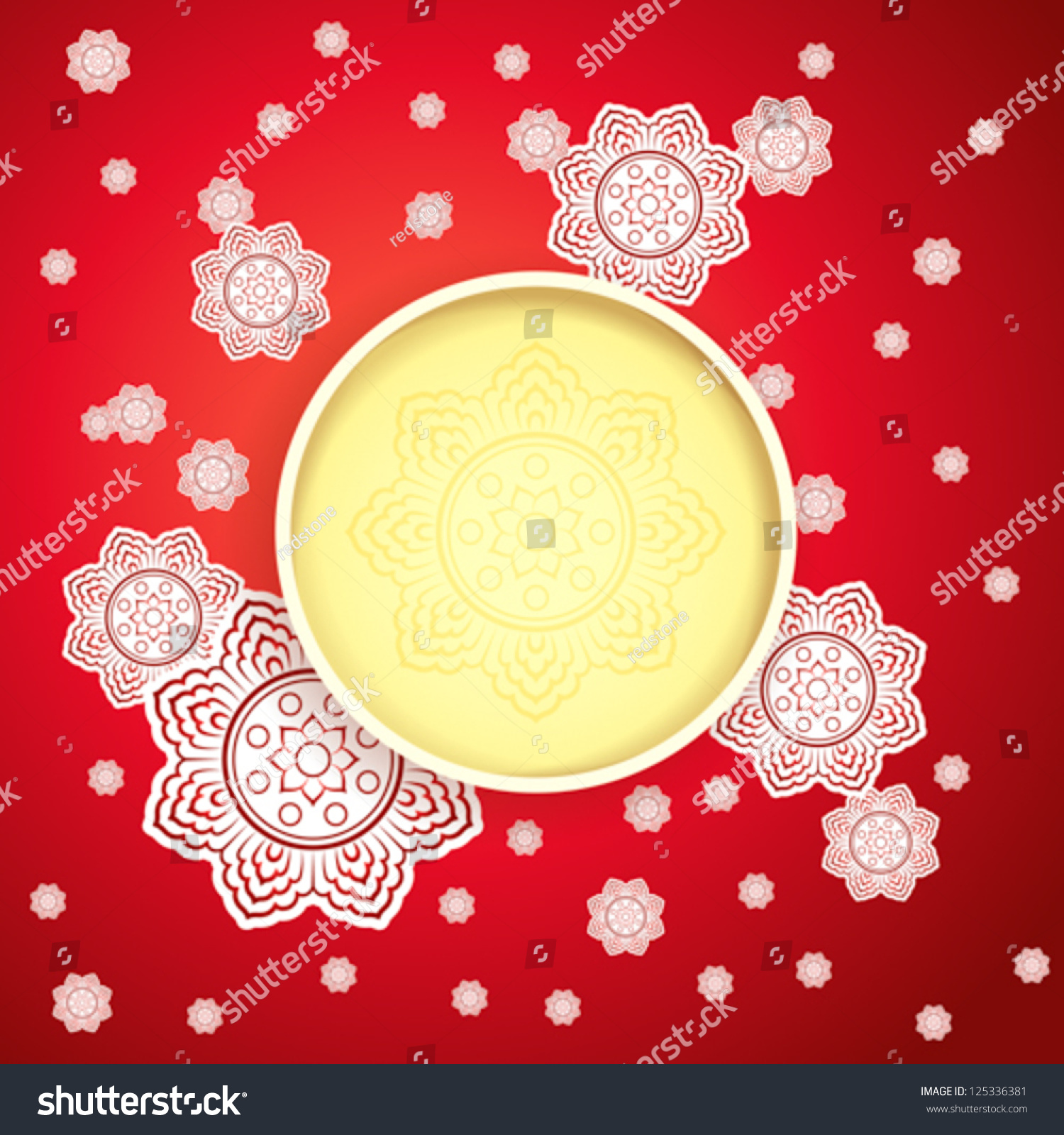 Vector New Year Card Background With Space For Your Text Or Image - 125336381 : Shutterstock