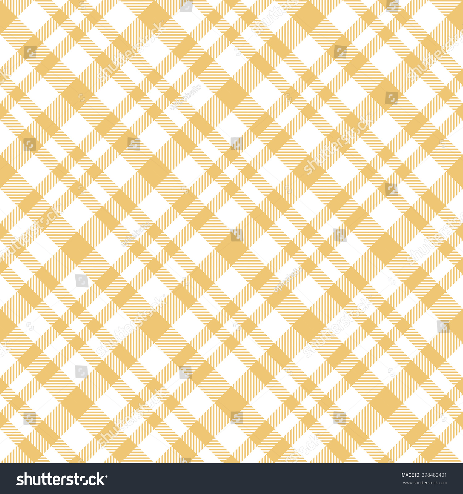 Vector Of Colored Checkered Seamless Table Cloth Background - 298482401