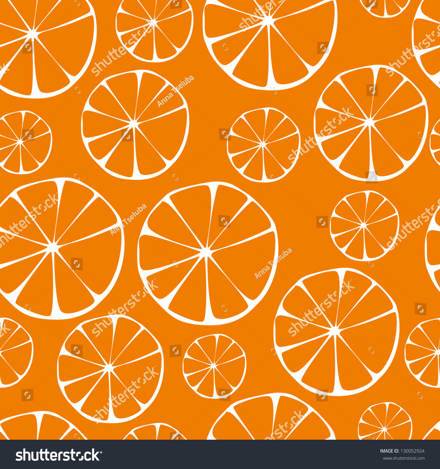 Vector Orange Pattern, Seamless Background 130052924 Shutterstock