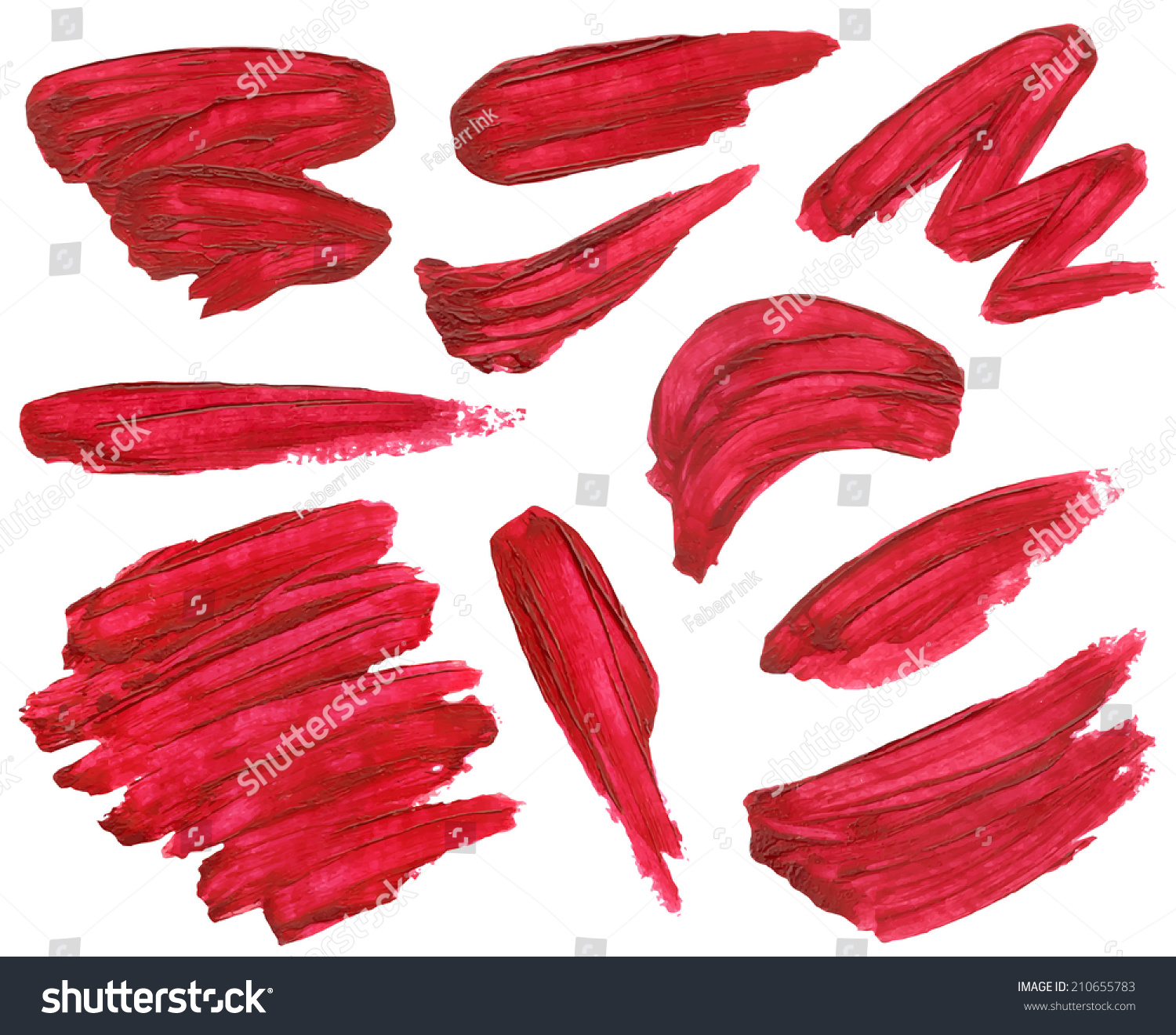 Vector Paint Brush Strokes - 210655783 : Shutterstock