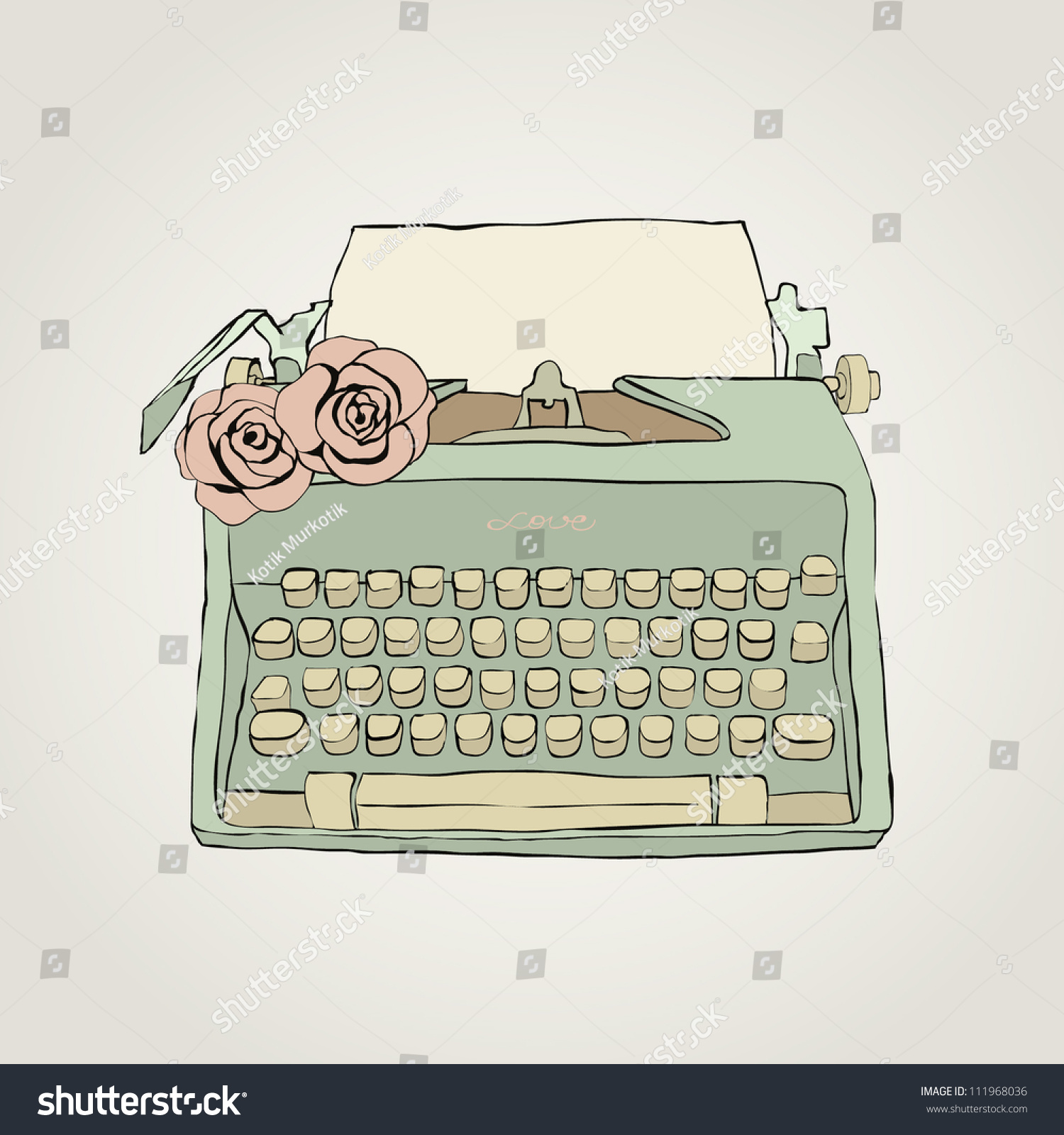 free clipart vintage typewriter - photo #43