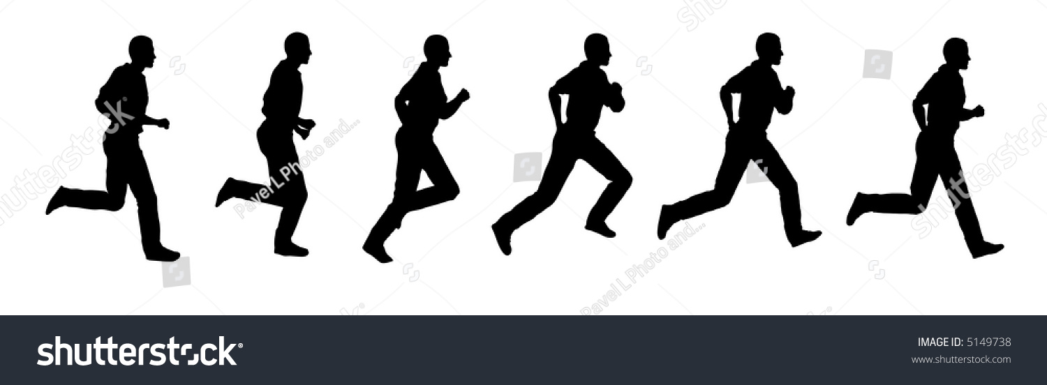 Vector Running Man - 5149738 : Shutterstock