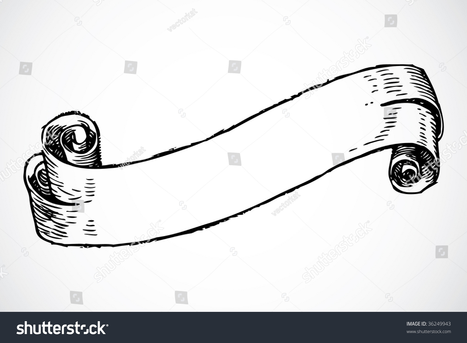 Vector Scroll Banner - 36249943 : Shutterstock