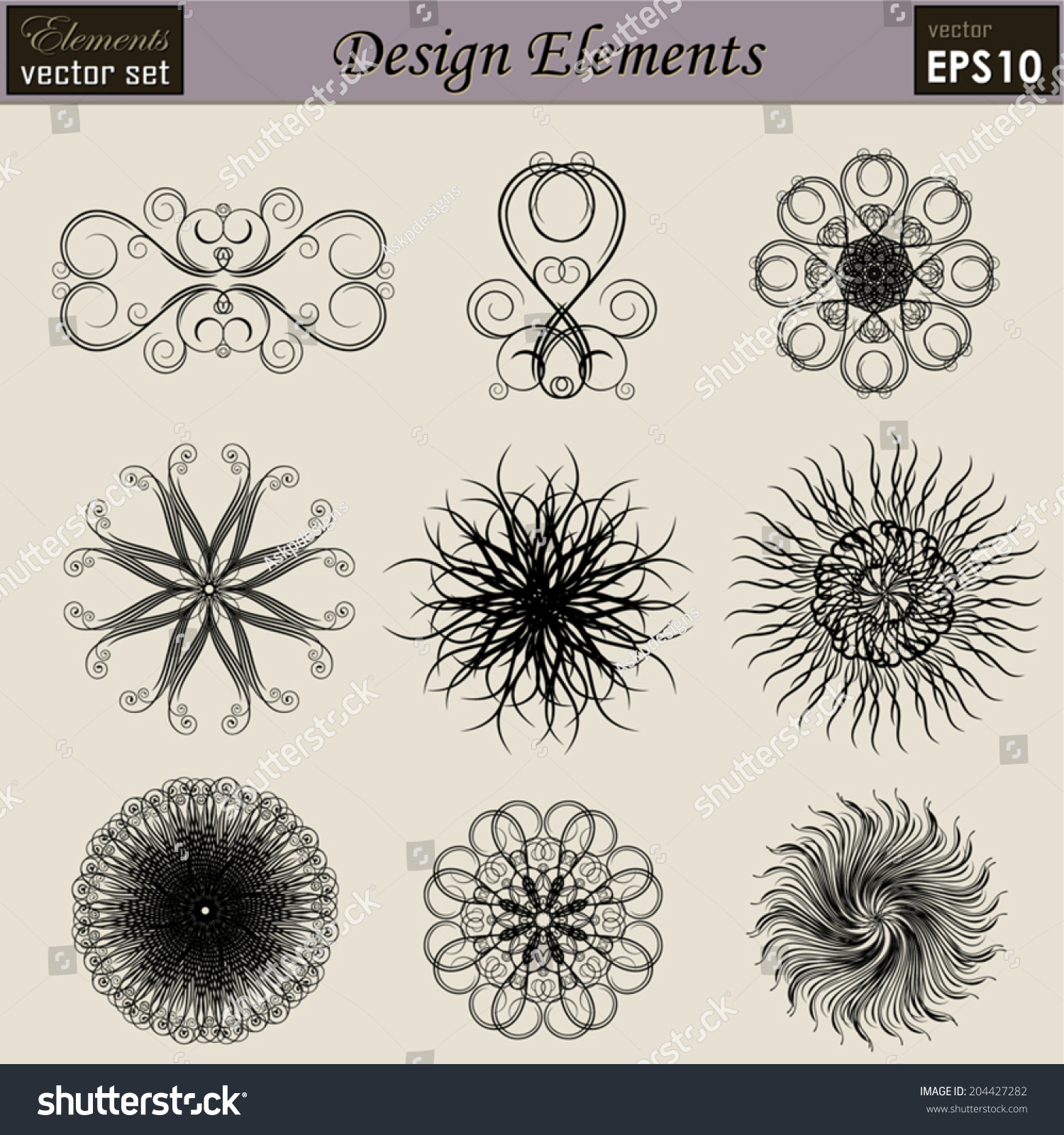 Shutterstock Design Elements And Layout | vector set calligraphic design elements and page Shutterstock Design Elements And Layout | vector set calligraphic design elements and page