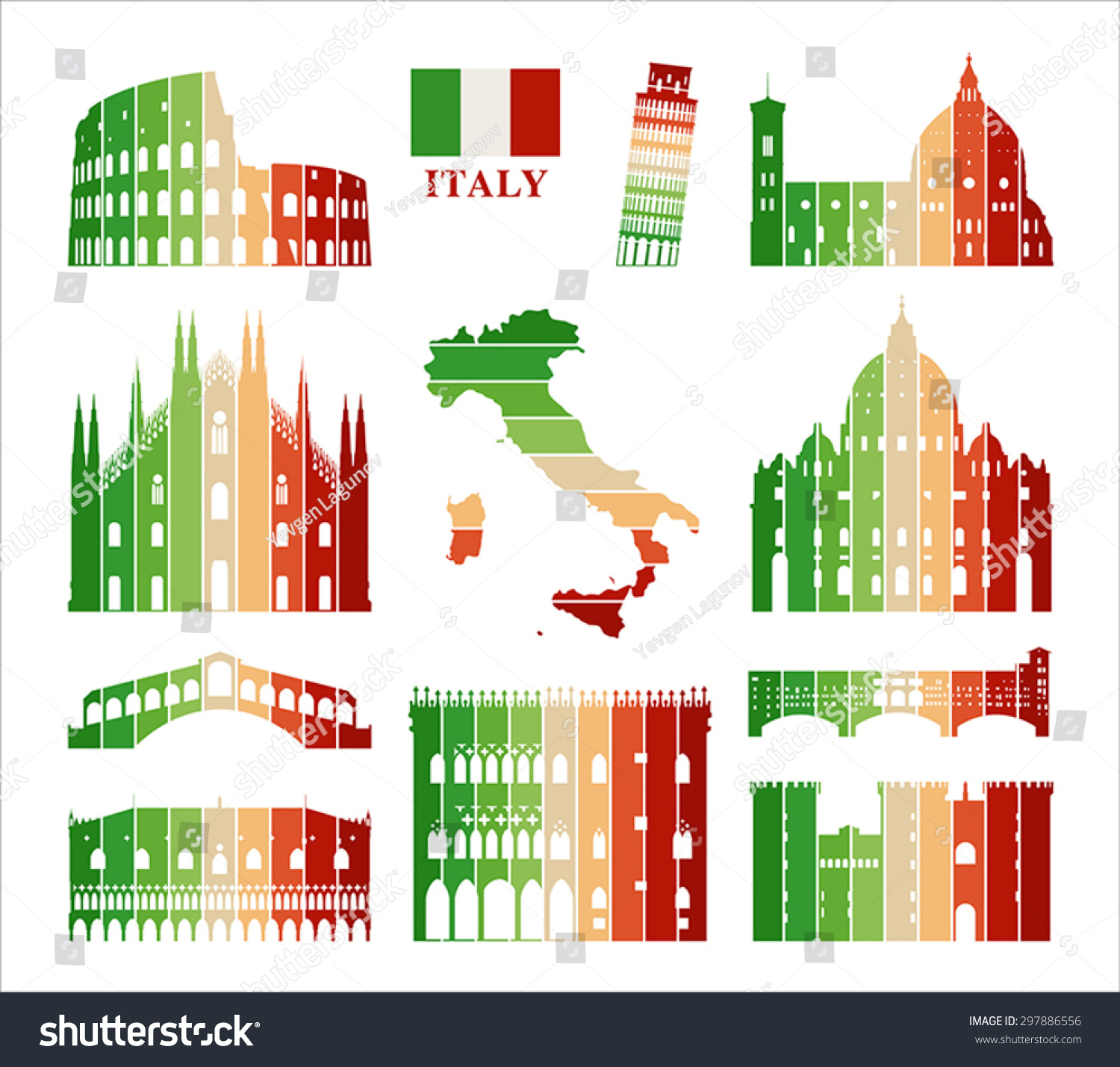 vector-symbols-of-italy-map-of-italy-297886556-shutterstock