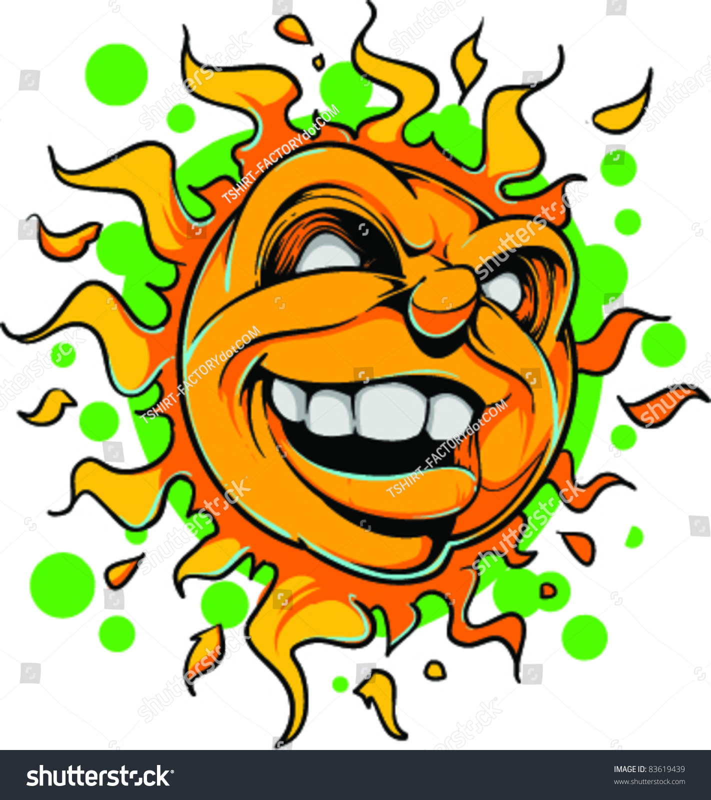 Vector Tattoo Evil Sun 83619439 Shutterstock